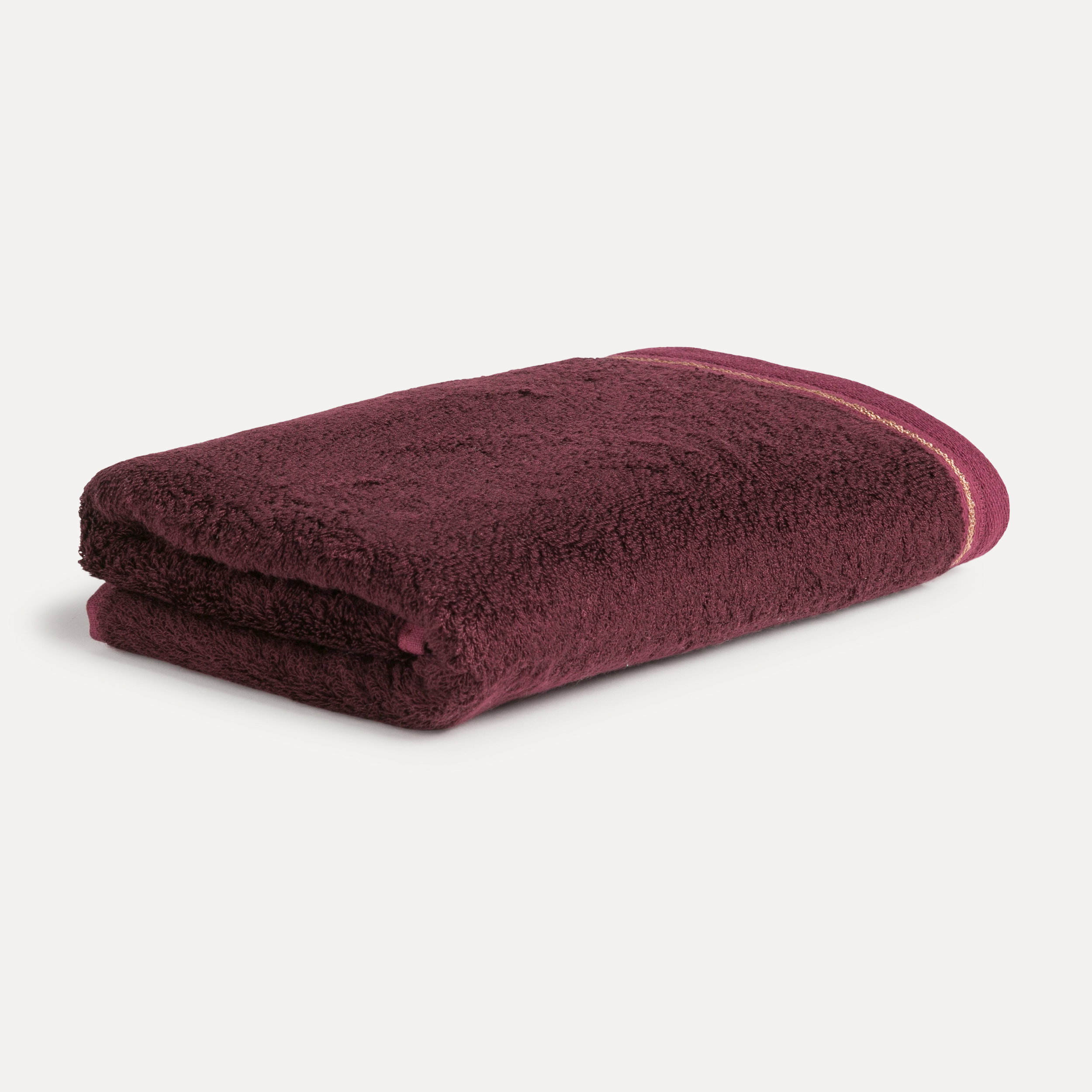 Tuch, Handtuch, Bademantel, Badematte, Z-Naht?, Handtuch, Frottee, Bordeaux, Ziernaht, Gedrängt, handtuch, badetuch, gefaltet, waschbar, weinrot