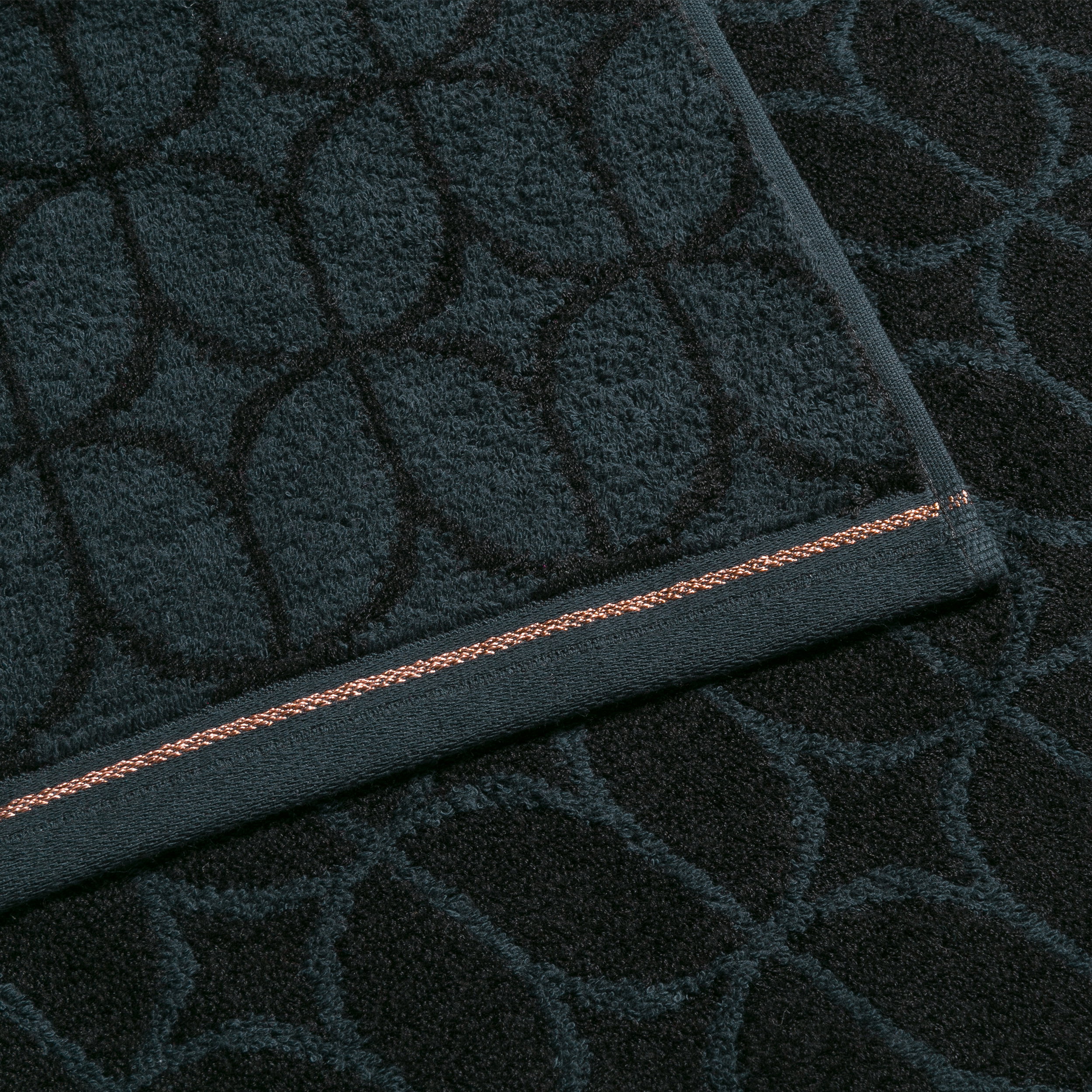Soft Glam Duschtuch 80X150 cm, black (schwarz)