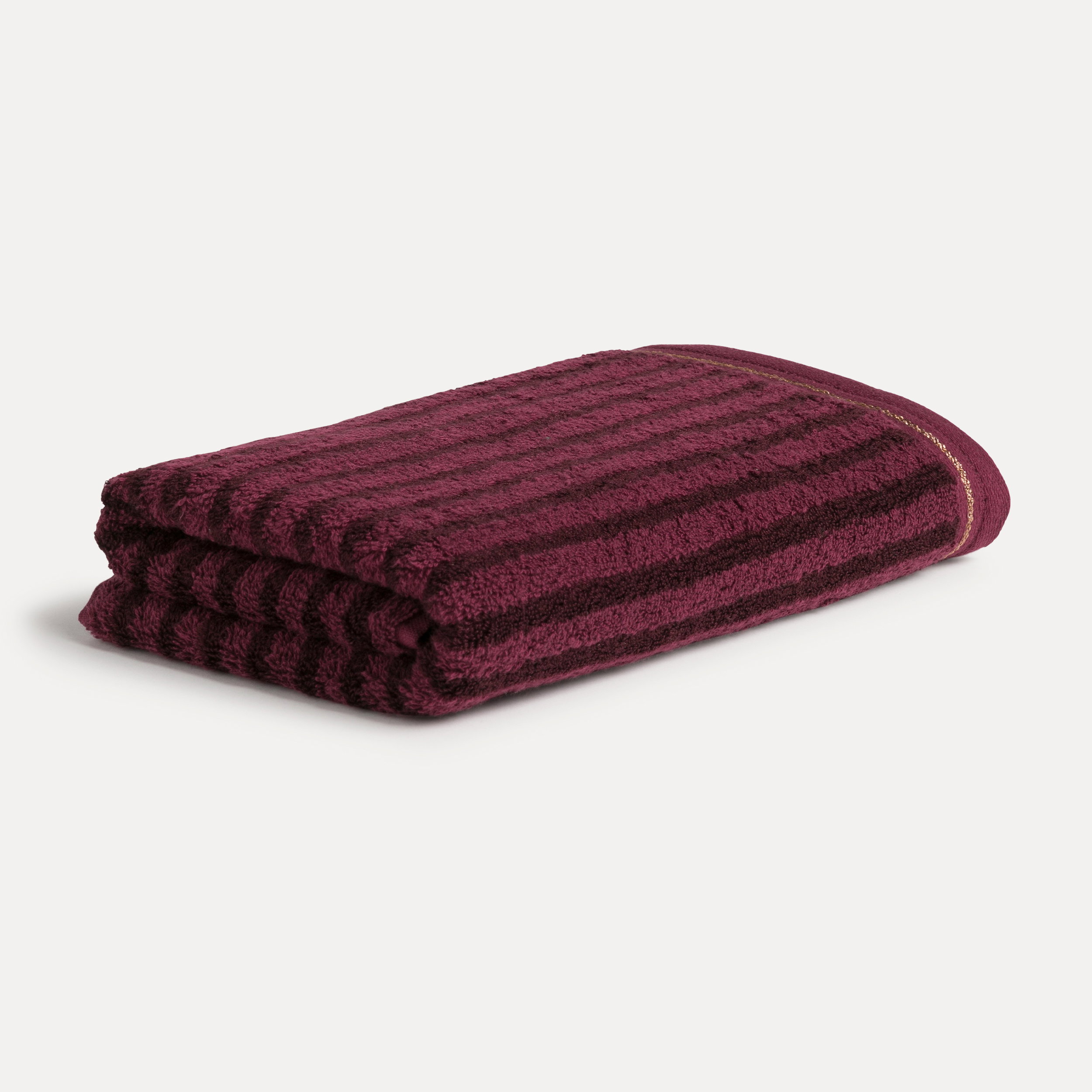 Tuch, Handtuch, Badehandtuch, Streifen, Bordeaux, Handtuch, Badetuch, Gestreift, Magenta, Kordelrand