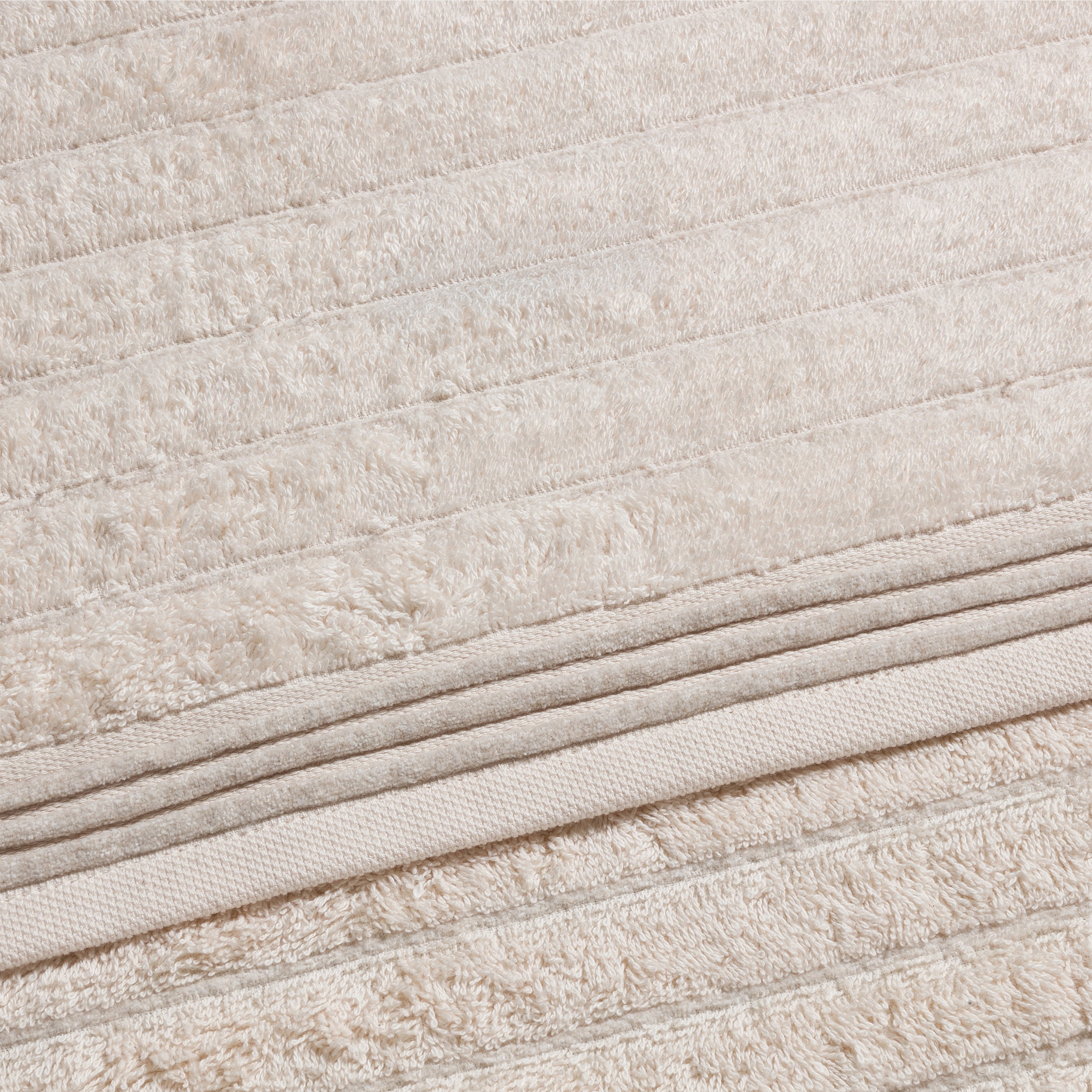 tuch, beige, texturiert, gefaltet, bad