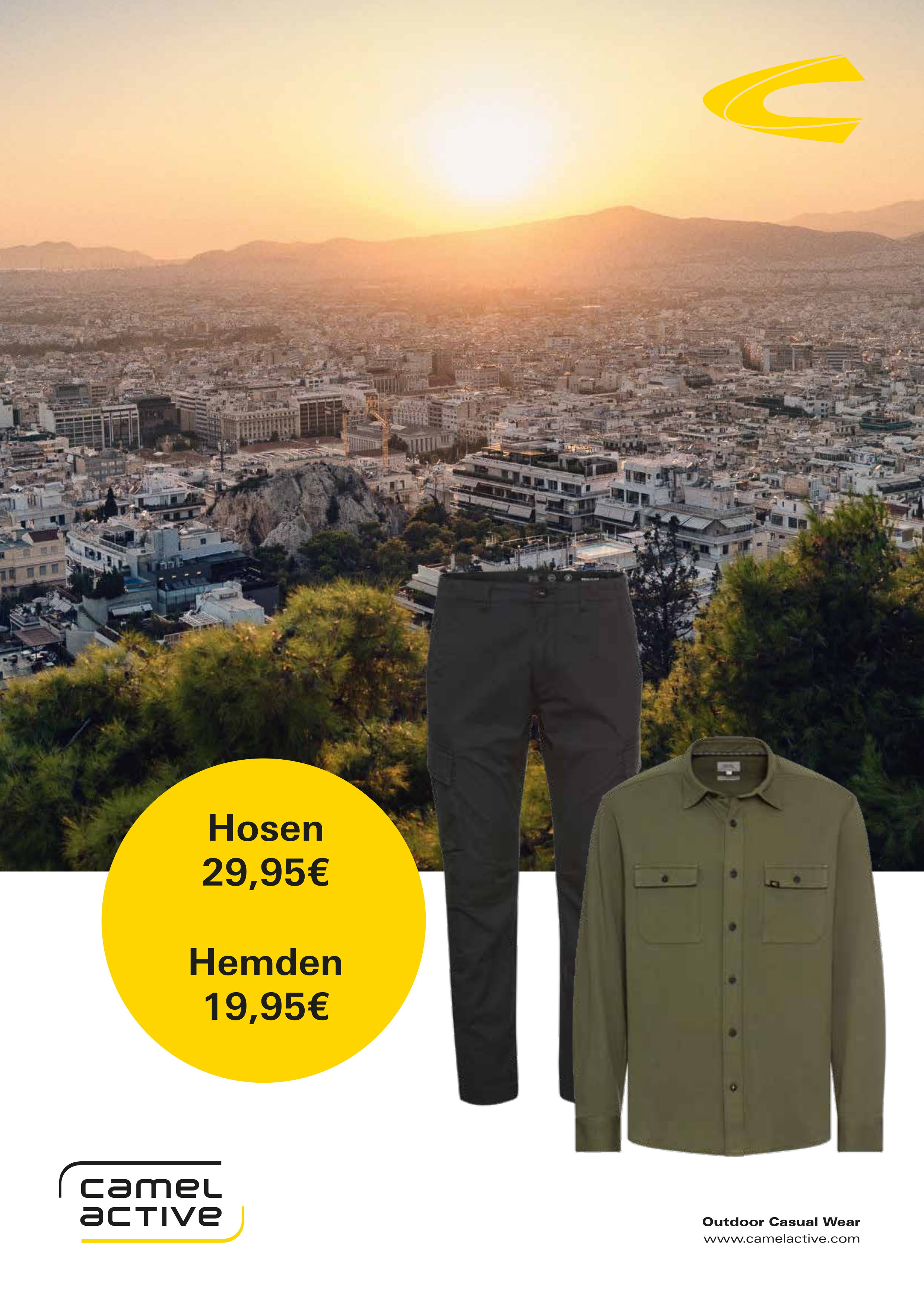 Hose, Hemd, Outdoor, Casualwear, Camping