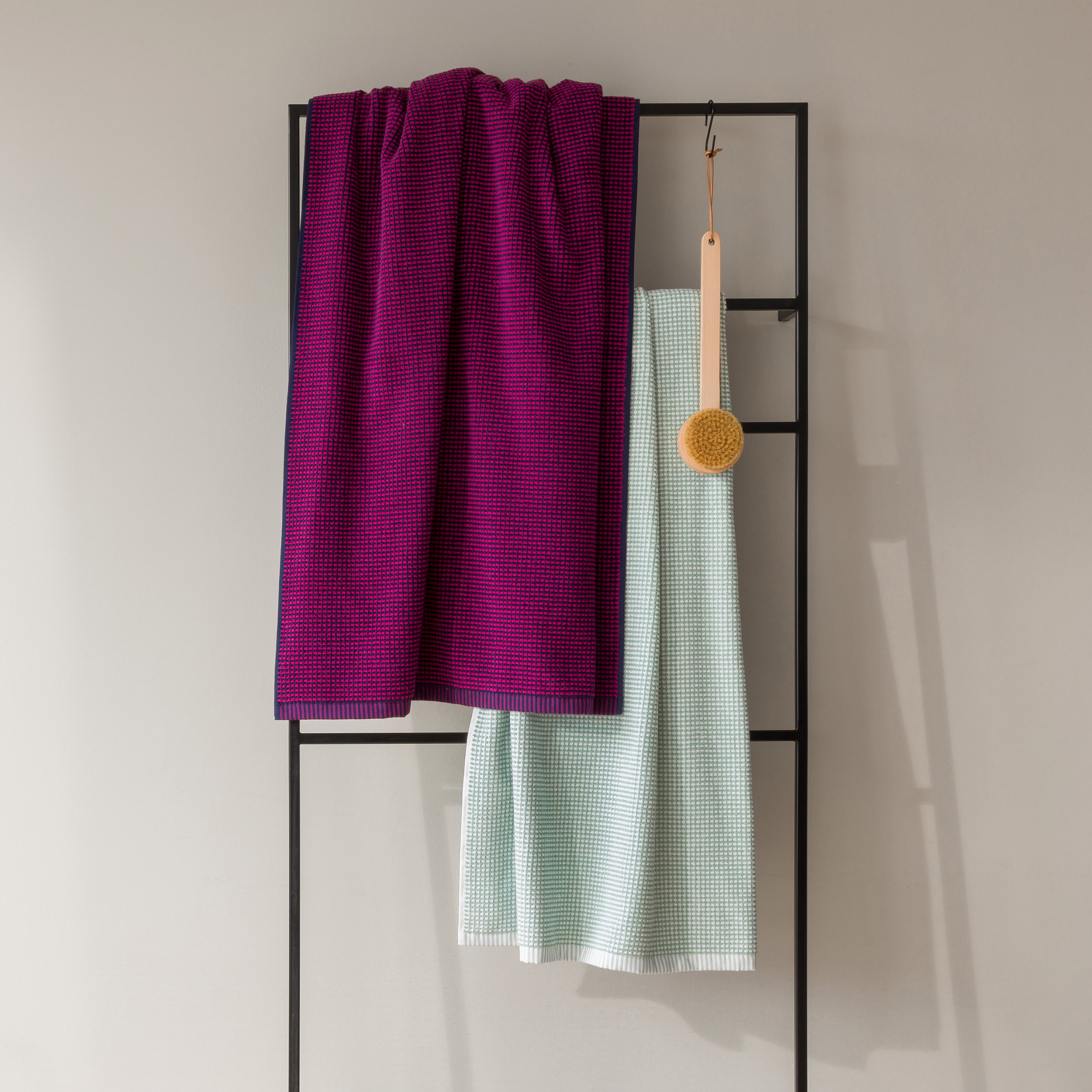 Tücher, Handtücher, Badezubehör, Waschbares Textil, Wandhalterung