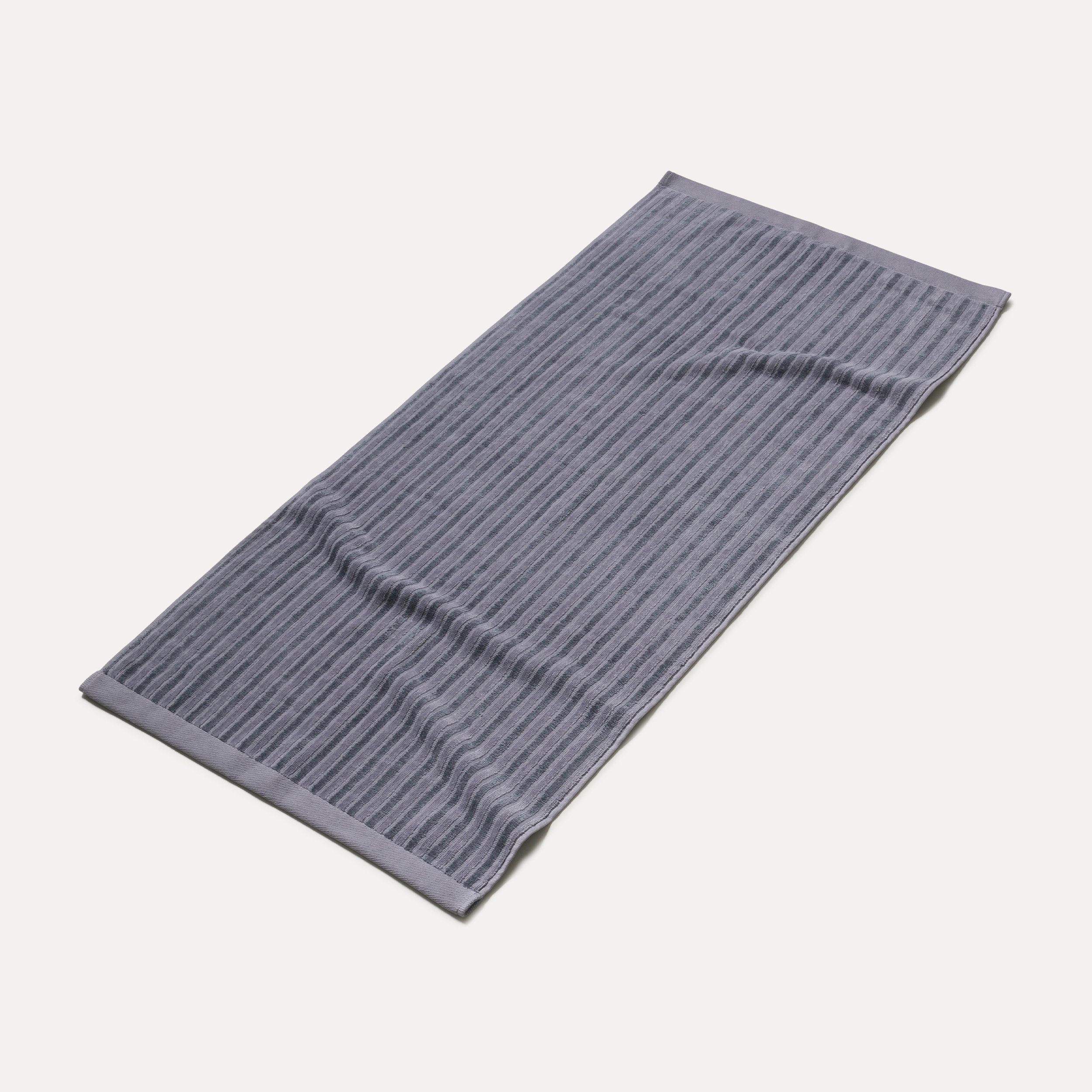 Tuch, Streifen, Baumwolle, Schal, Handtuch, Tuch, Streifen, Kuscheldecke, Strickstoff, Blau-Grau