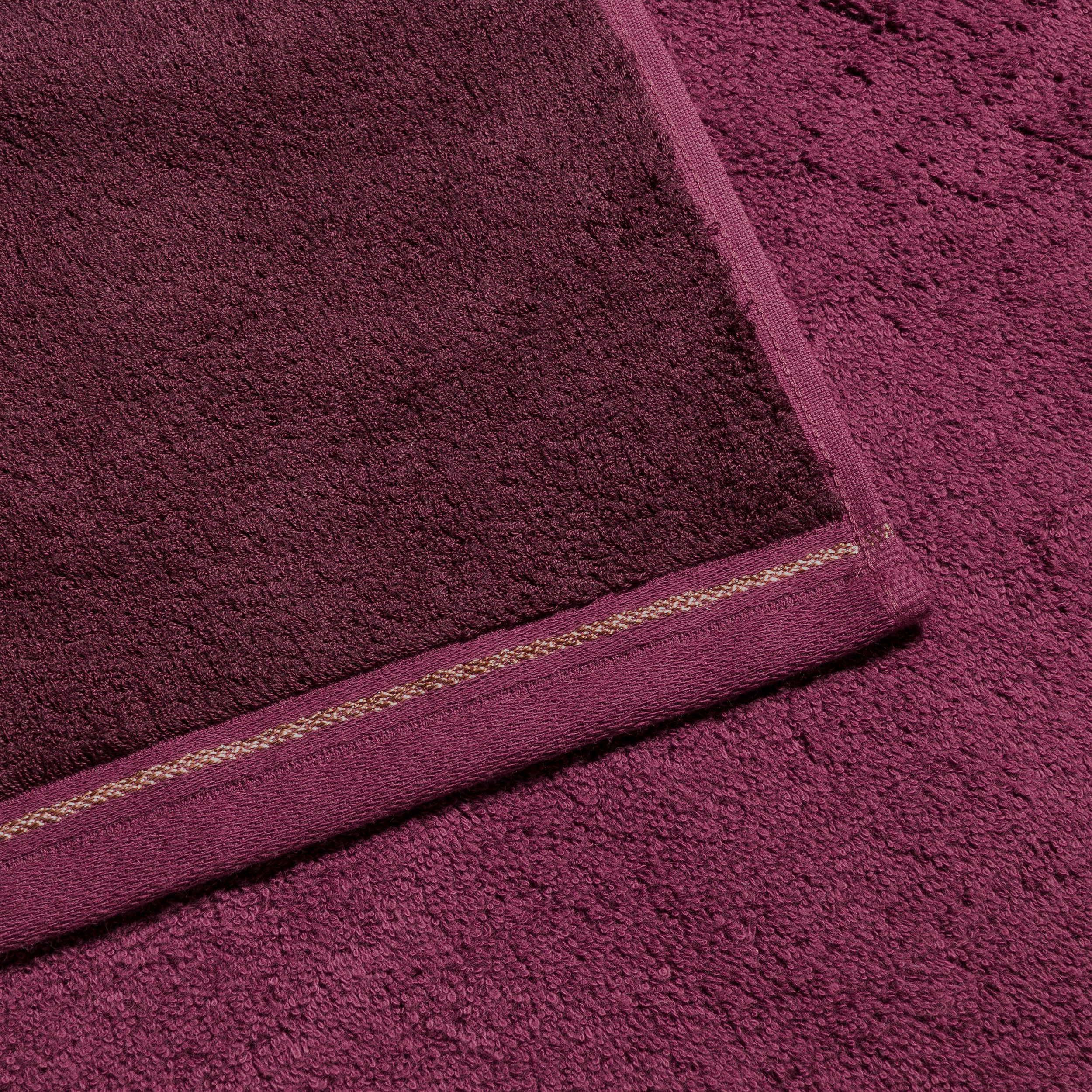 Soft Glam Handtuch 50X100 cm, burgundy (rot)