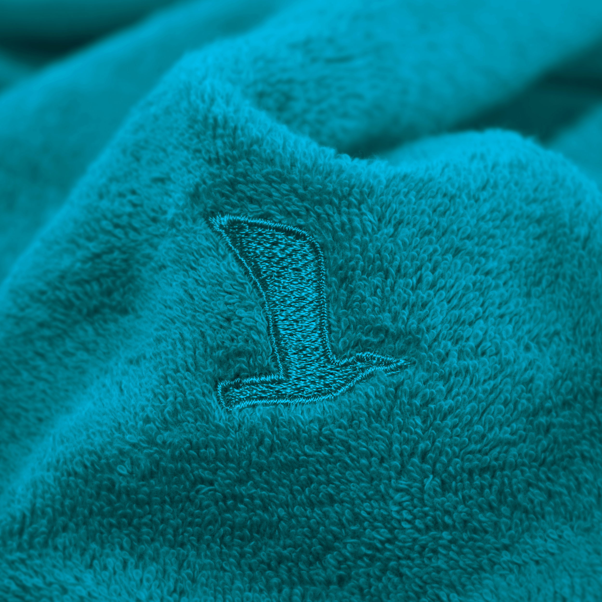 handtuch, stickerei, turquoise, baumwolle, struktur, tuch, türkis, gestickt, aufnähte, plüsch