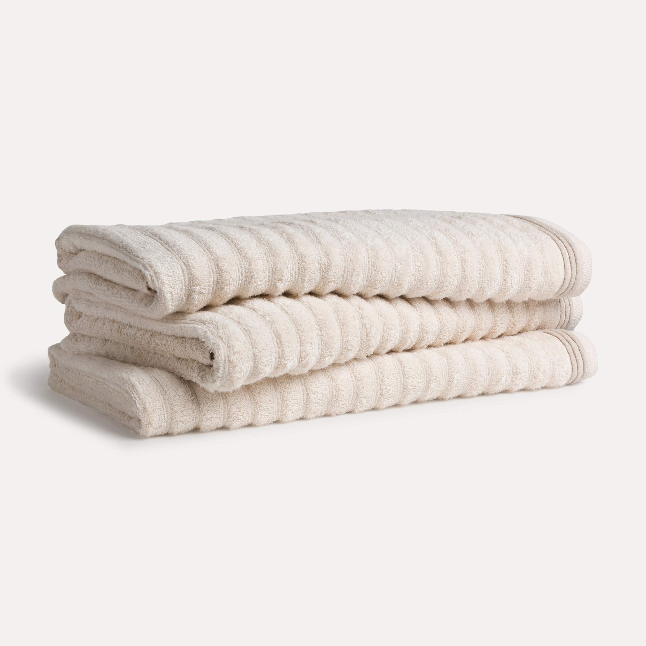 Handtücher, Badezimmer, Bezug, Frottee, Bequem, Handtuch, Badehandtuch, Baumwolle, Strukturstreifen, Beige, Handtuch, Bademantel, Baumwolle, Streifen, Beige