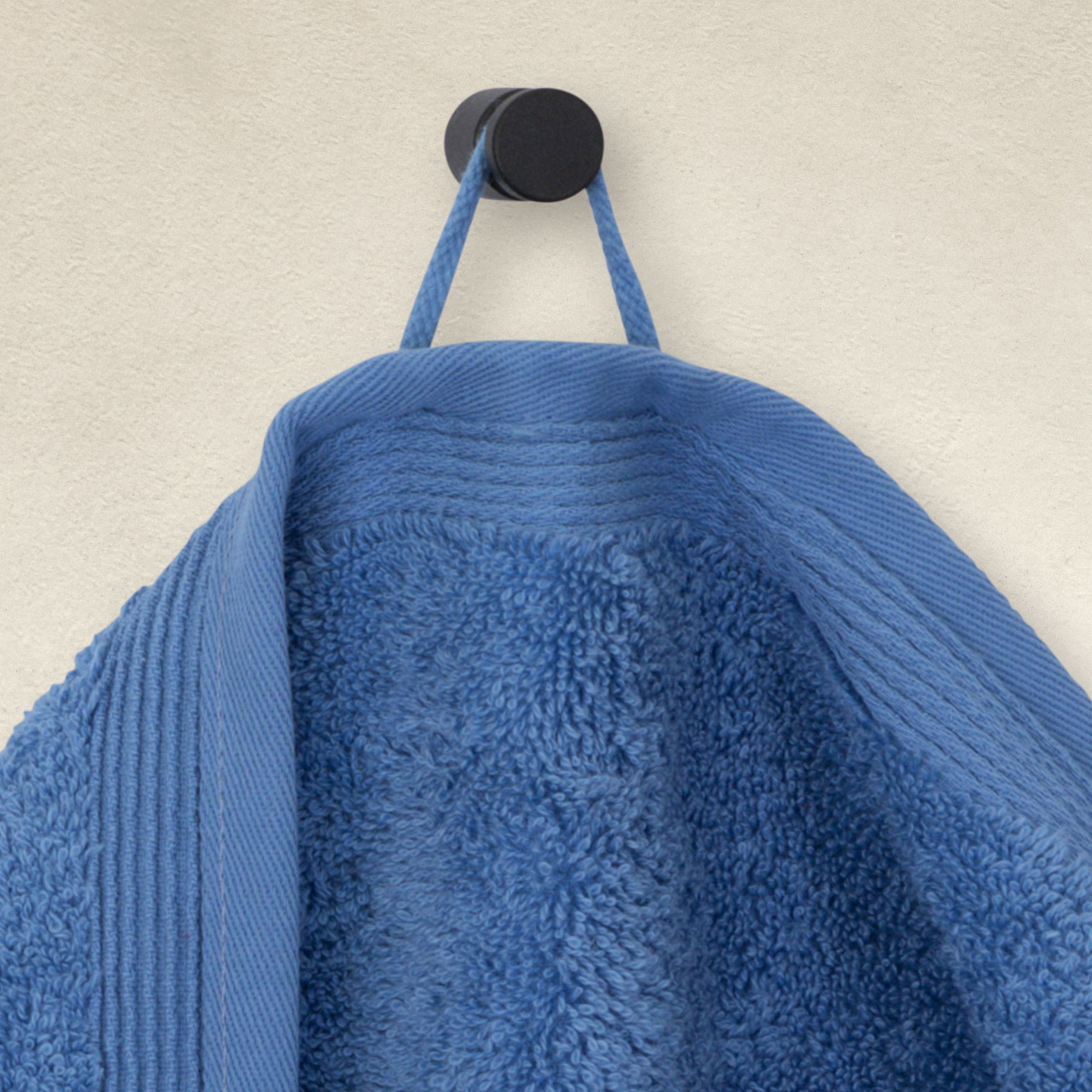 badehandtuch, frottee, blau, hangtag, aufhänger, Handtuch, Badezimmer, Frottee, Blau, Haken