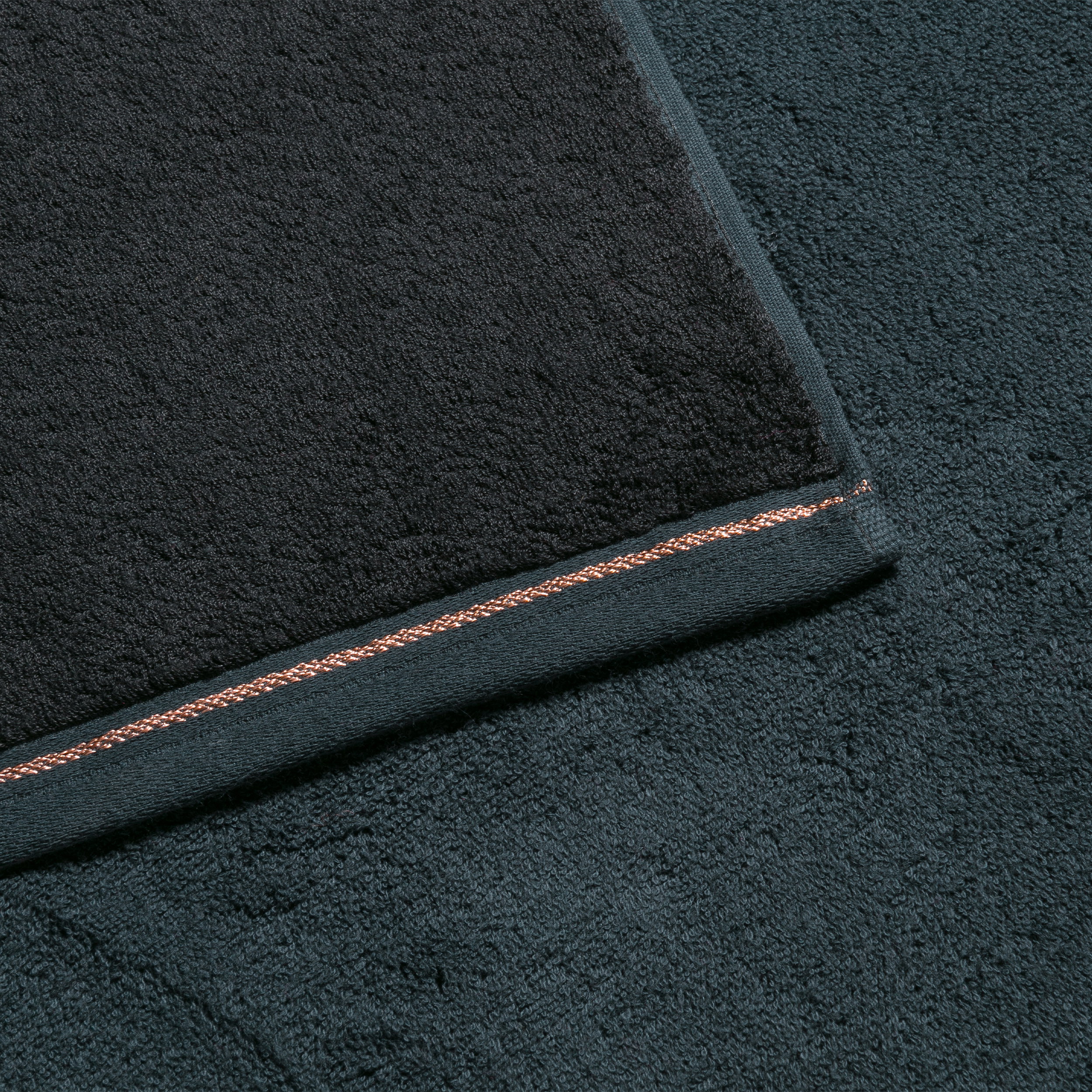 Soft Glam Handtuch 50X100 cm, black (schwarz)
