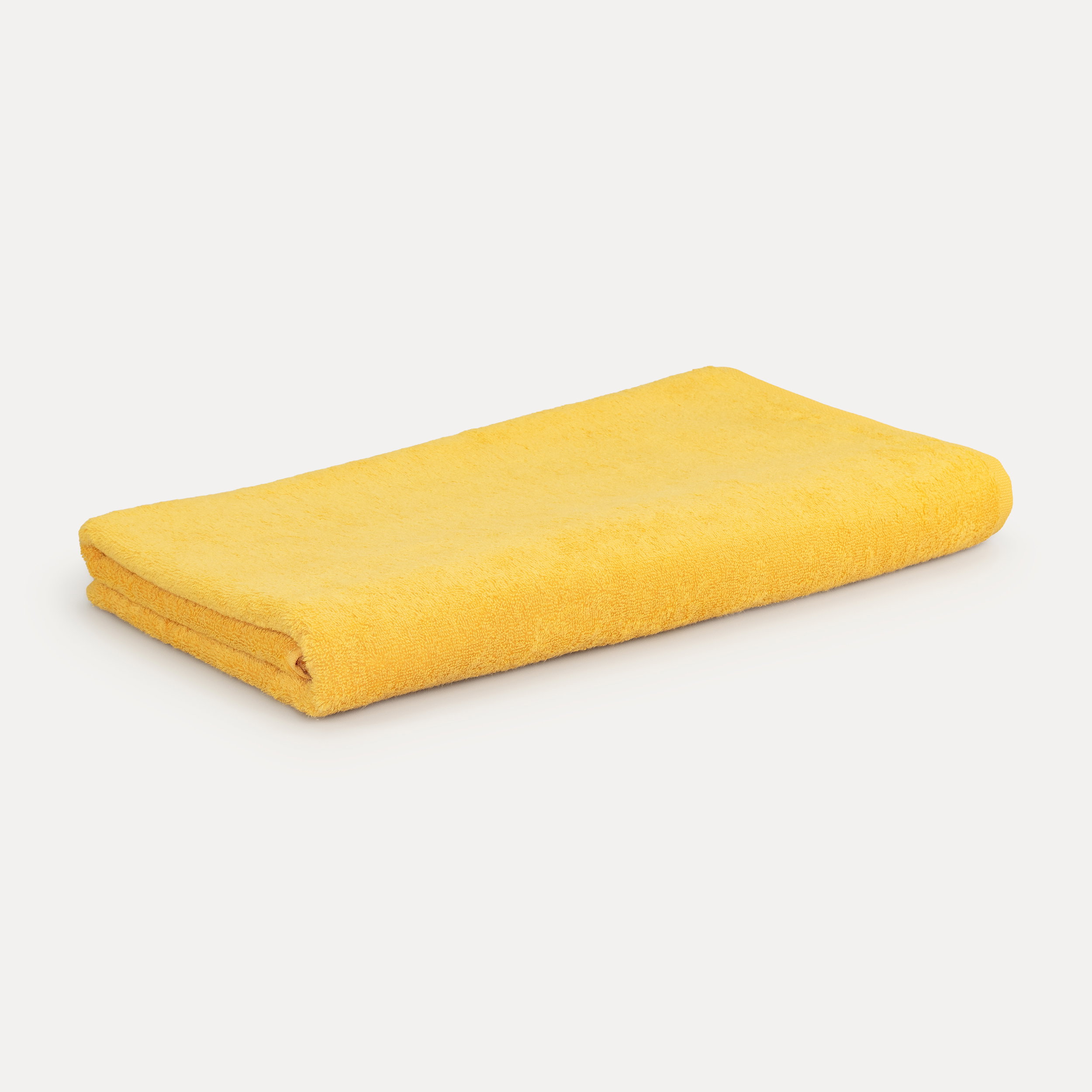 towel, gelb, badehandtuch, gefaltet, baumwolle