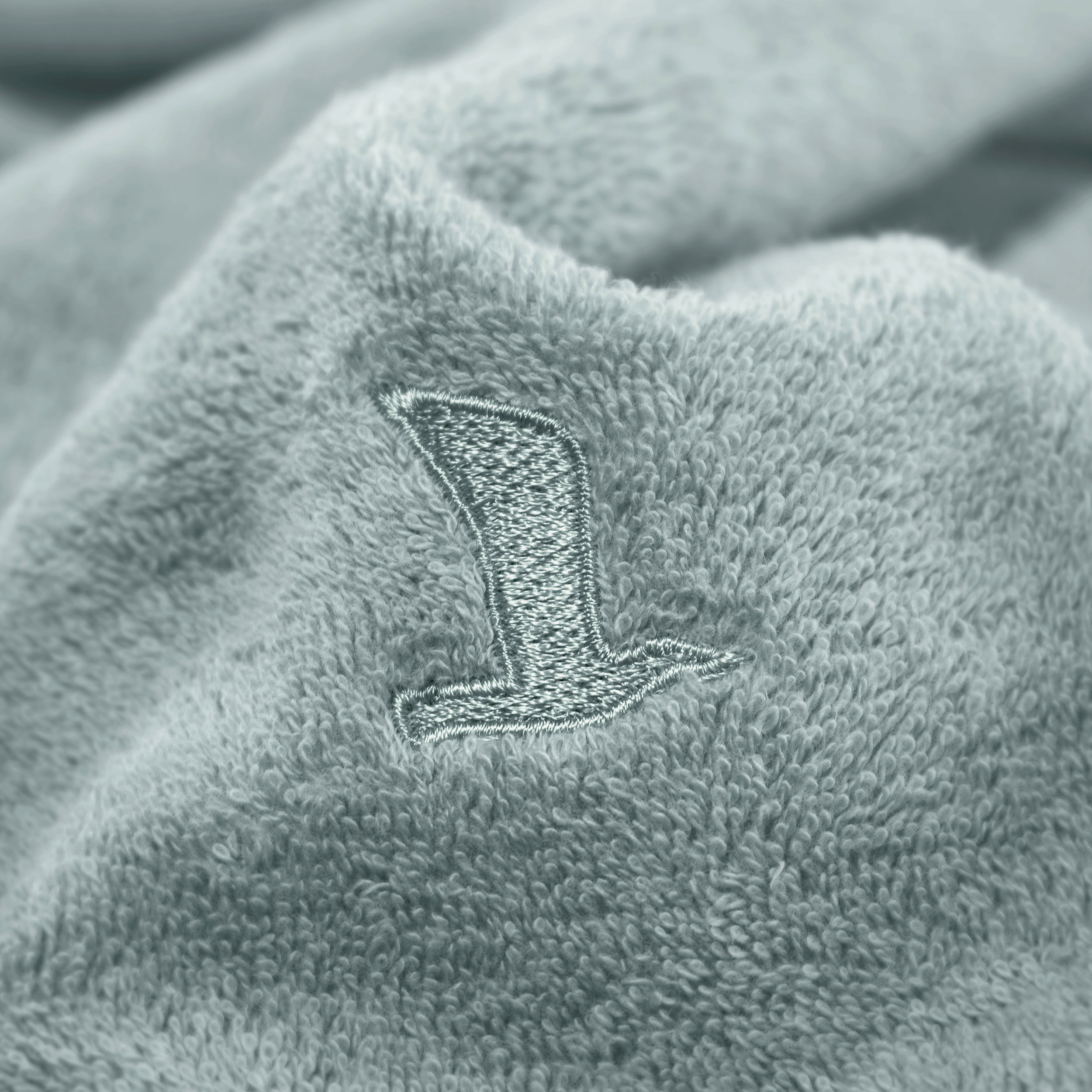 Decke, Plüsch, Handtuch, Stoff, Stickerei, Monogramm, tuch, soft, aufne4her, stickerei, grau
