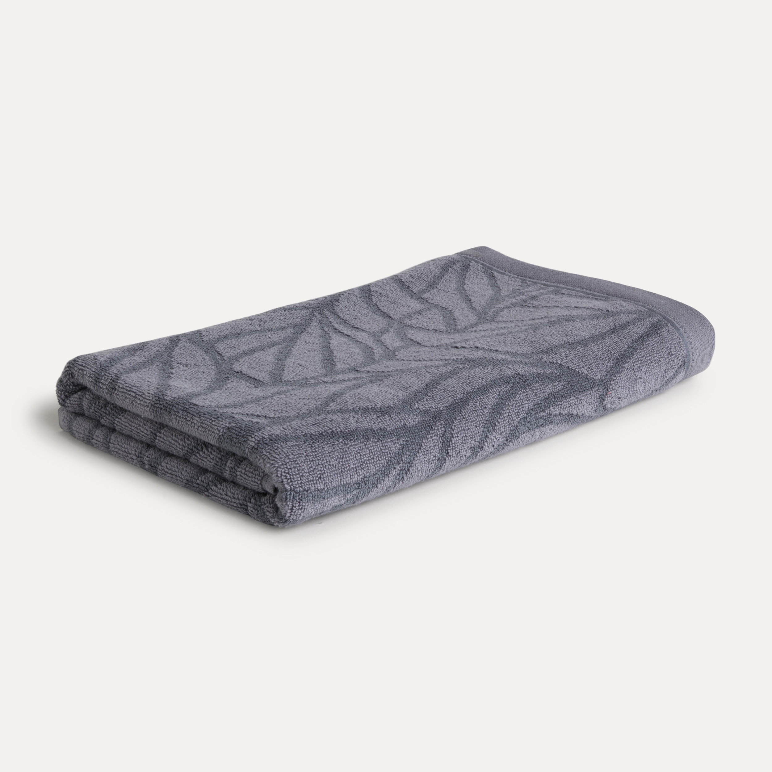 Handtuch, Bademantel, Grau, Geometrisches Muster, Frottier, Towel, Handtuch, Gepolstert, Waschlappen, Flora Muster
