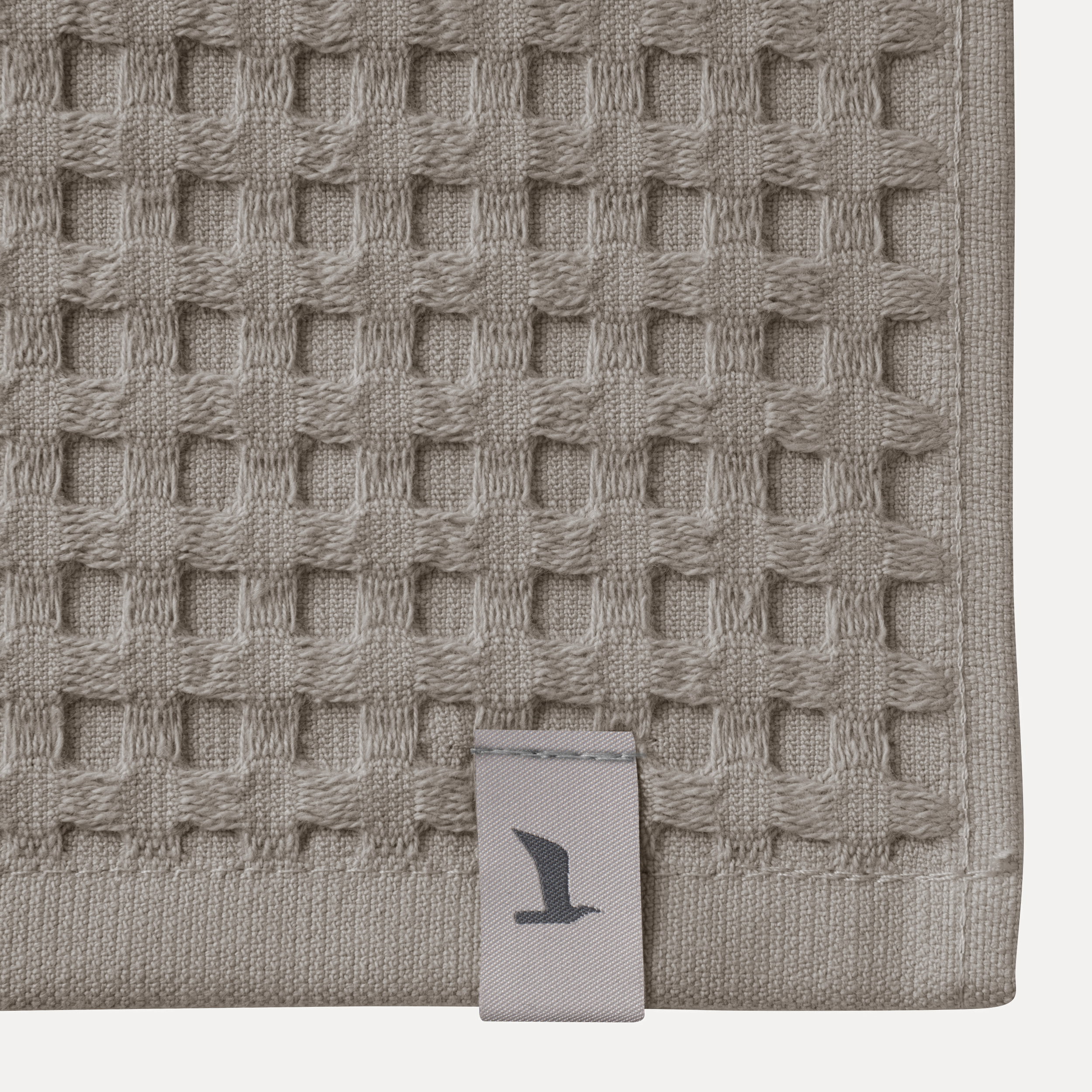 Wollteppich, Muster, Gitterstruktur, Beige, Kissenrand, Kissenbezug, Kühler Muster, Gitterstruktur, Bezug aus Baumwolle, Taupe