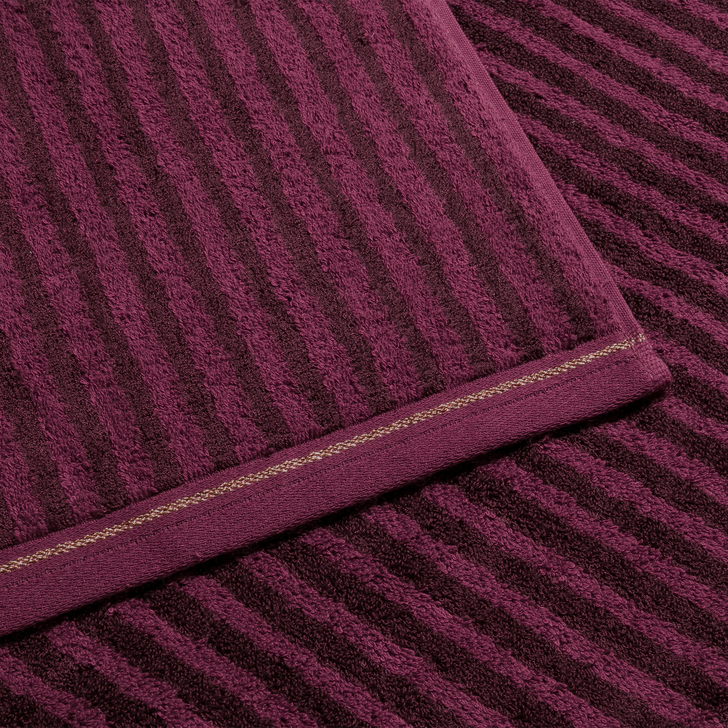 Soft Glam Handtuch 50X100 cm, burgundy (rot)