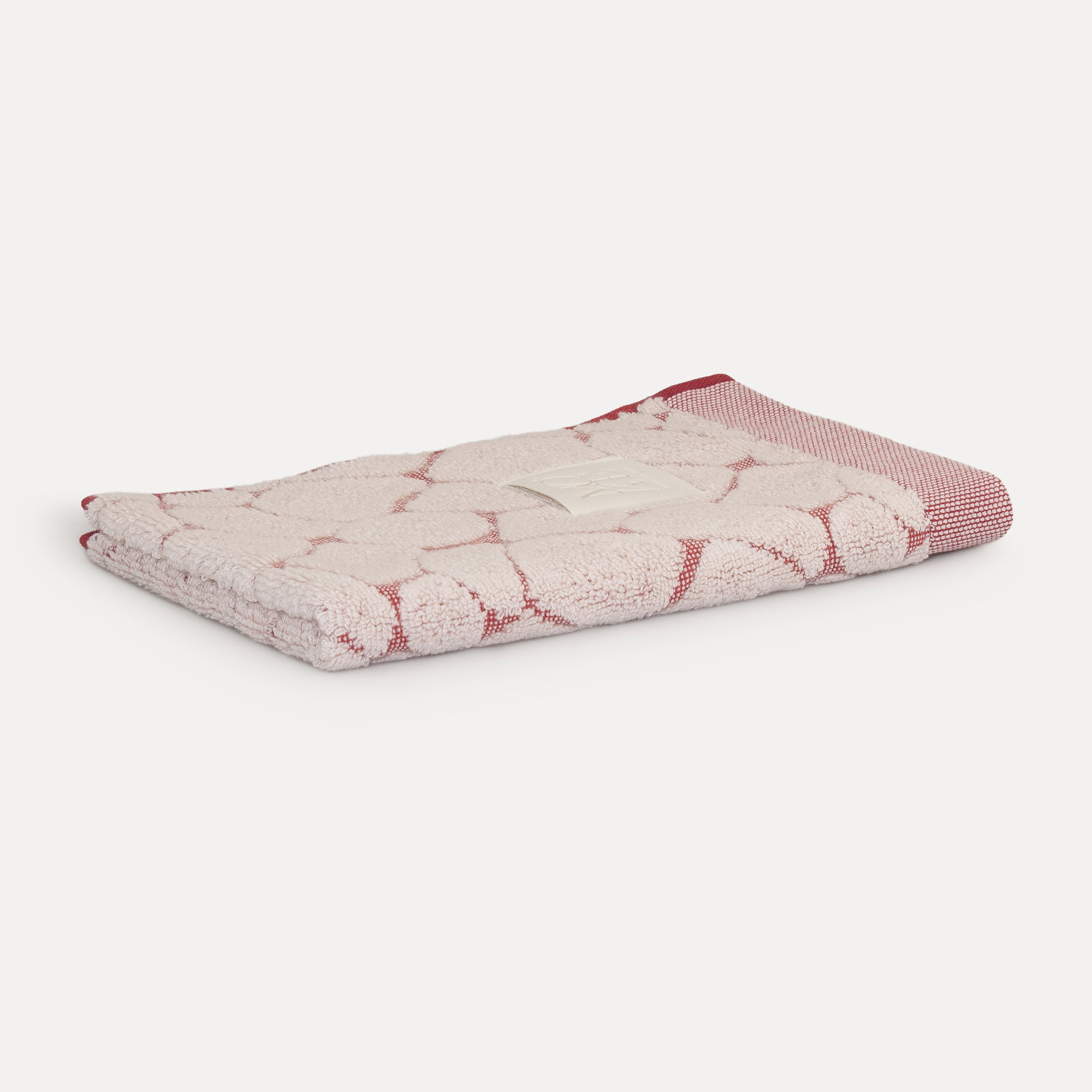 Tuch, Frottee, Rosa, Geometrisch, Waschlappen