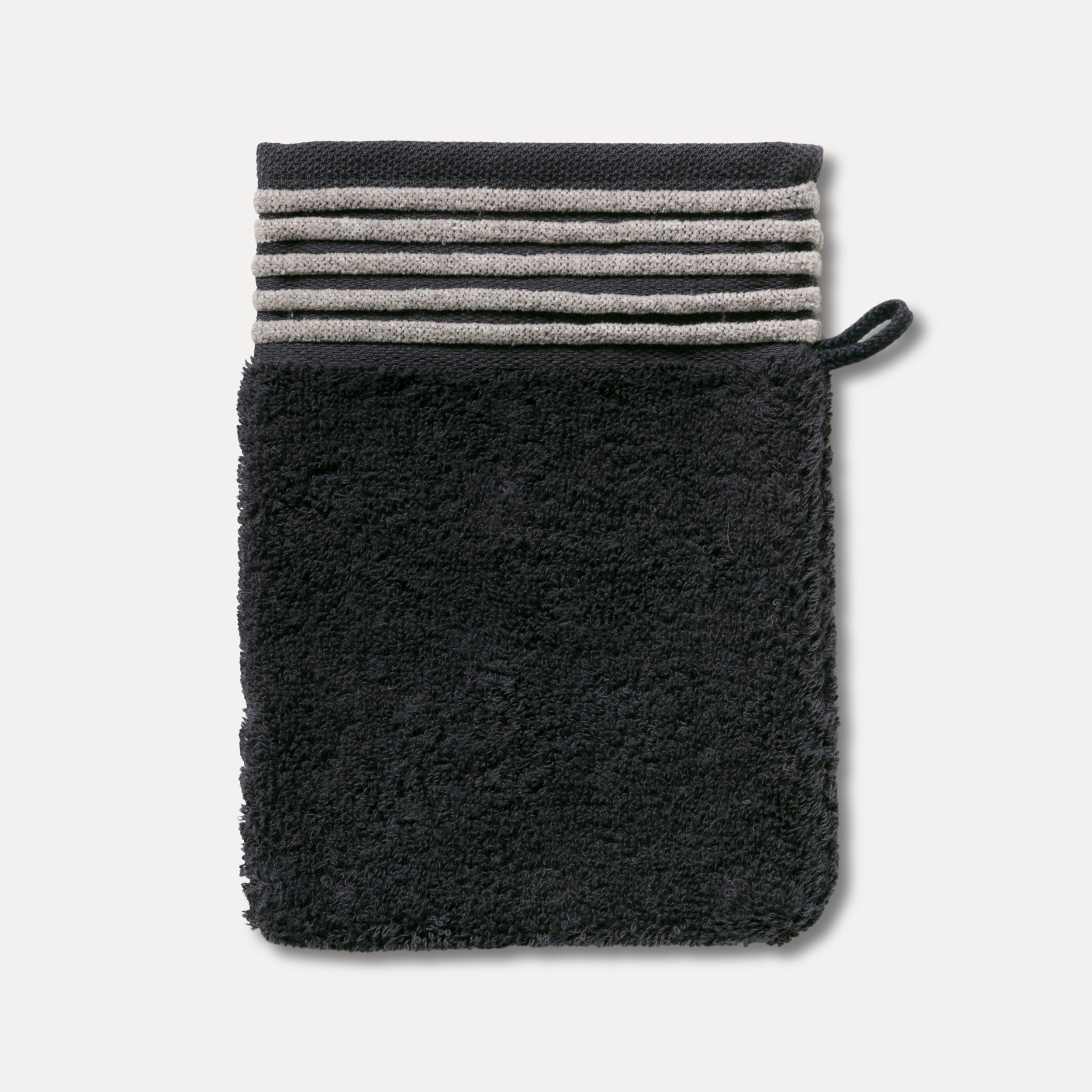 Tuch, Waschlappen, Gepolsterte Hülle, Schwarz, Streifen