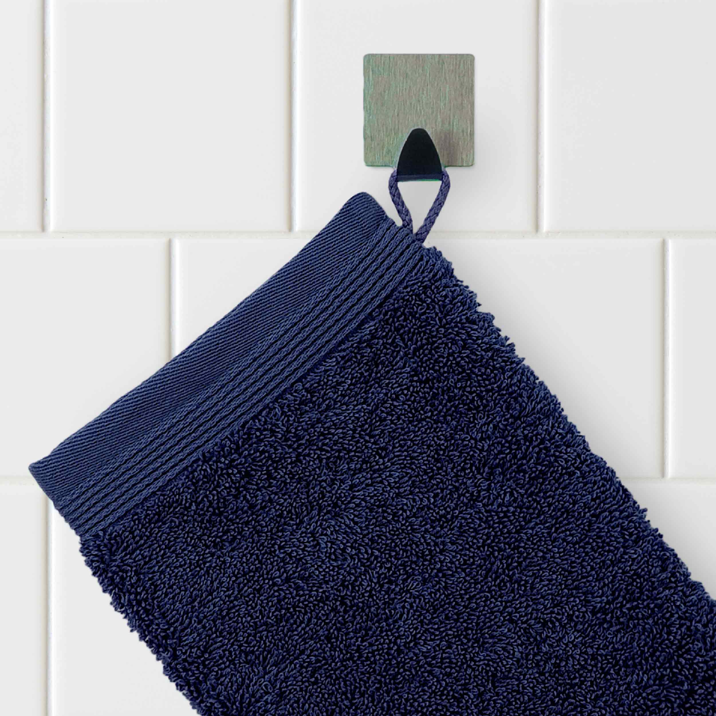 Handtuch, Badezimmer, Nachtblau, Frottee, Aufhängeschlaufe, Handtuch, Badezimmer, Küche, Textil, Nachtblau