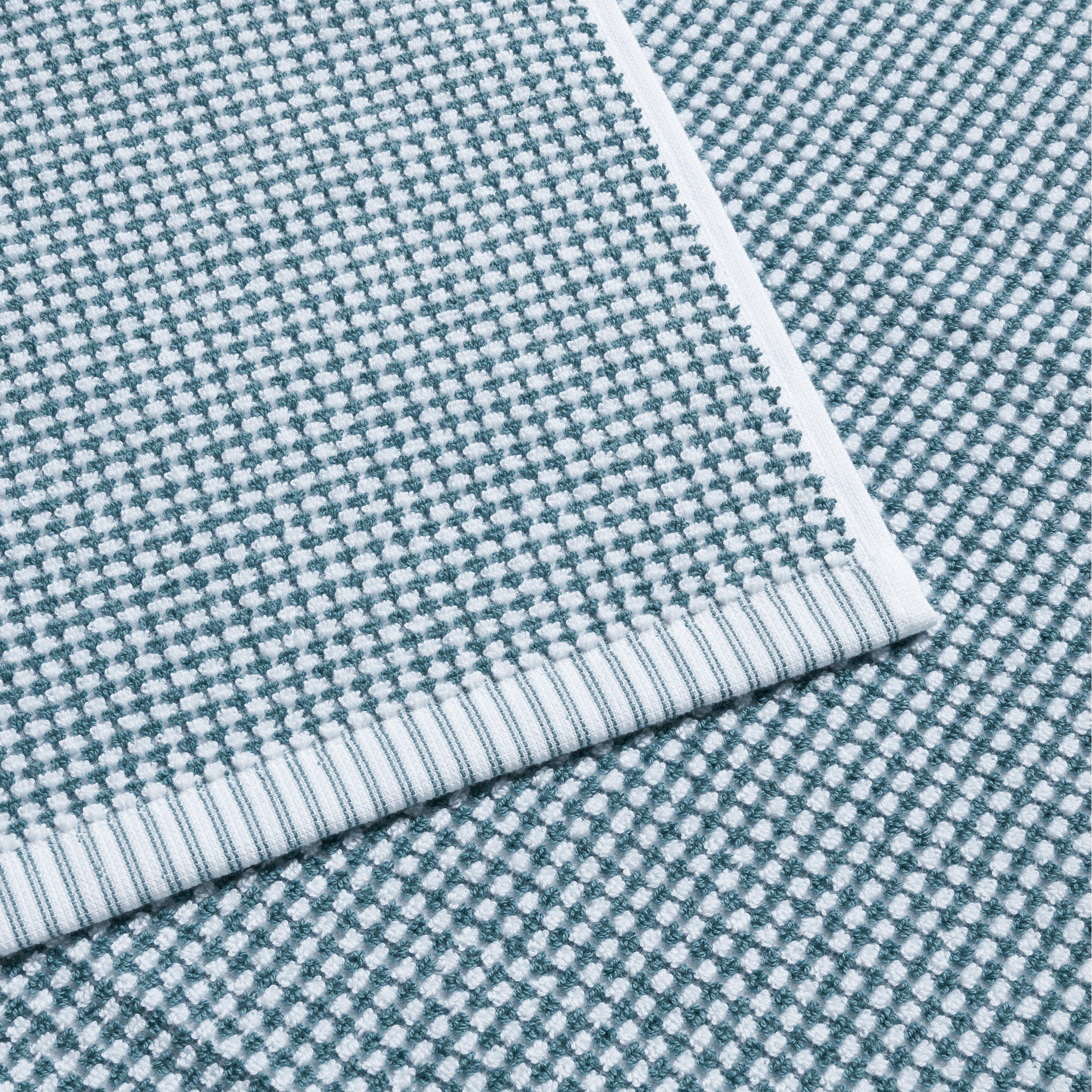Bliss sauna towel 80X200 cm, snow/steel blue (blau)