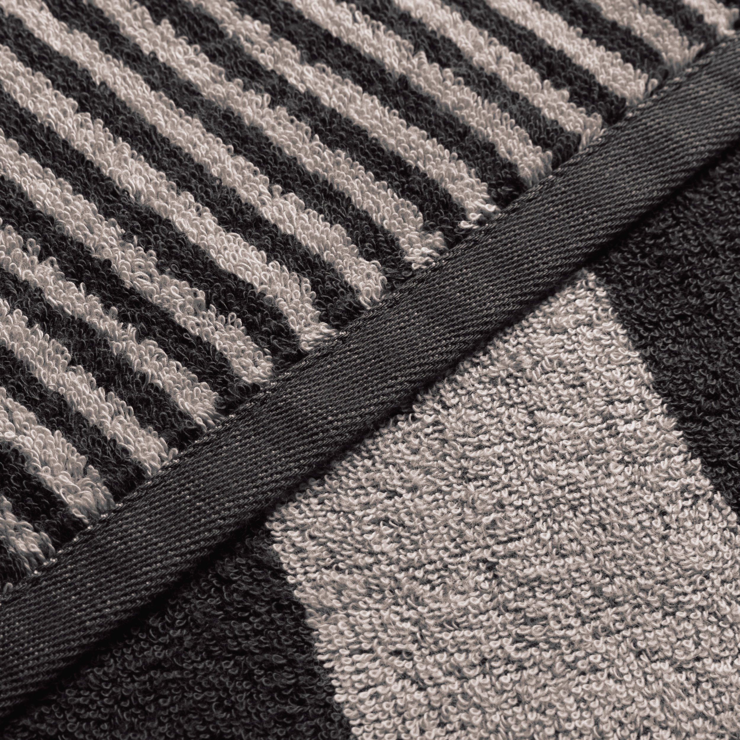 tuch, matte, teppich, gestreift, gewebt, Teppich, Streifenmuster, Schwarz, Grau, Rolle