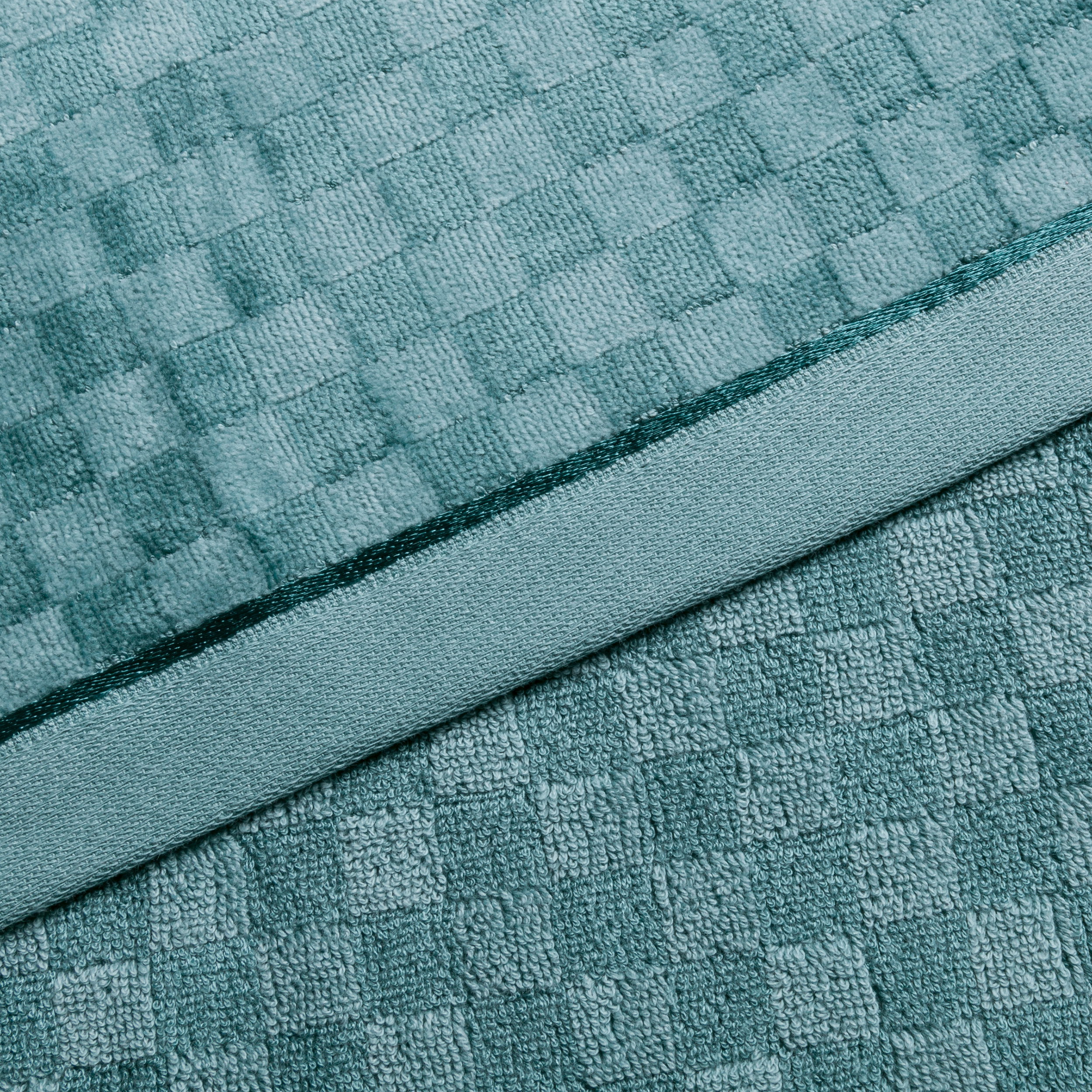 Teppich, Teppichboden, Kachelmuster, Mikrofasern, Grünblau, Teppich, Teppichboden, Wendeteppich, Struktur, Muster