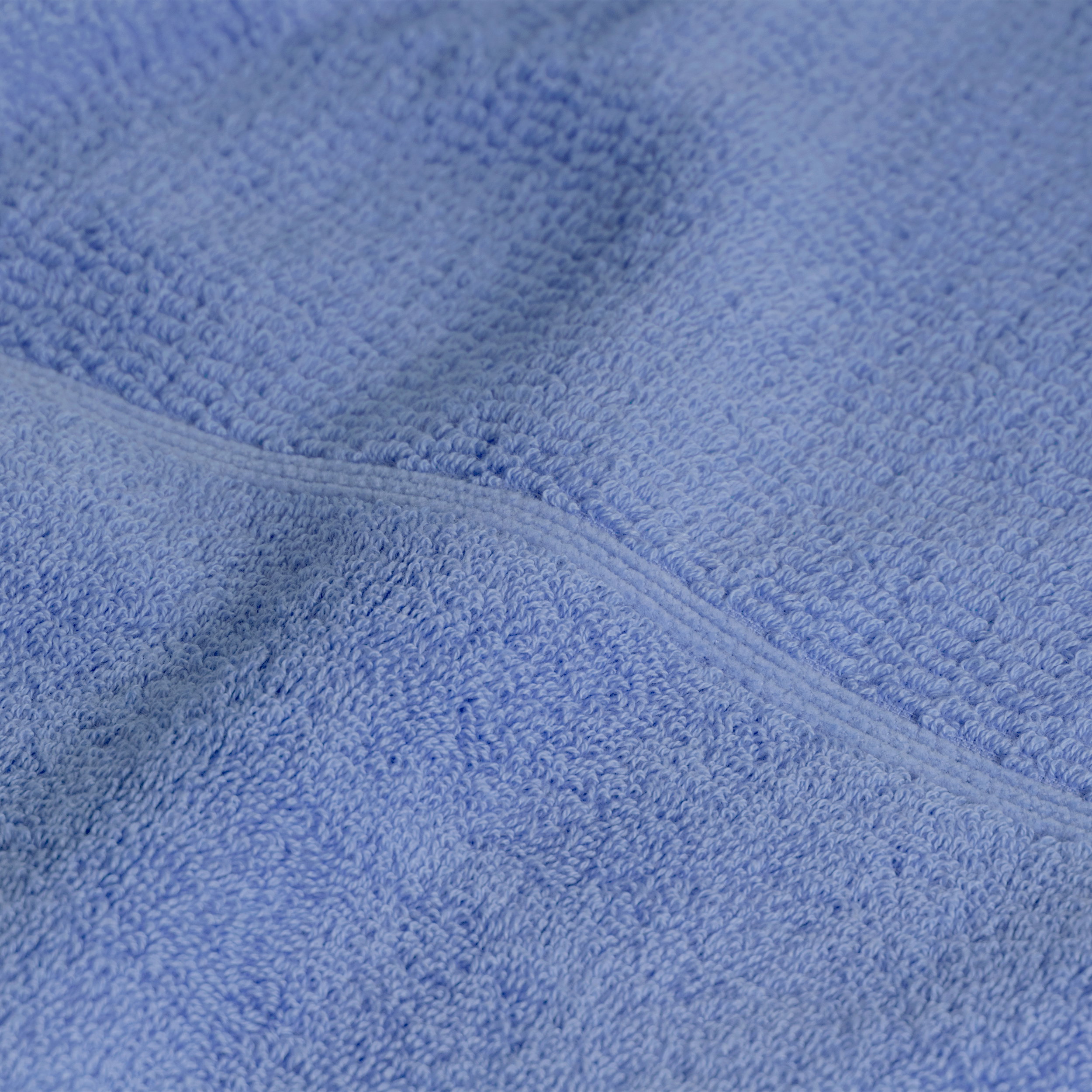 Tuch, Frottier, baumwollig, uni blau, Textil, Handtücher, Badehandtuch, Baumwolle, Blau, Terry-Gewebe