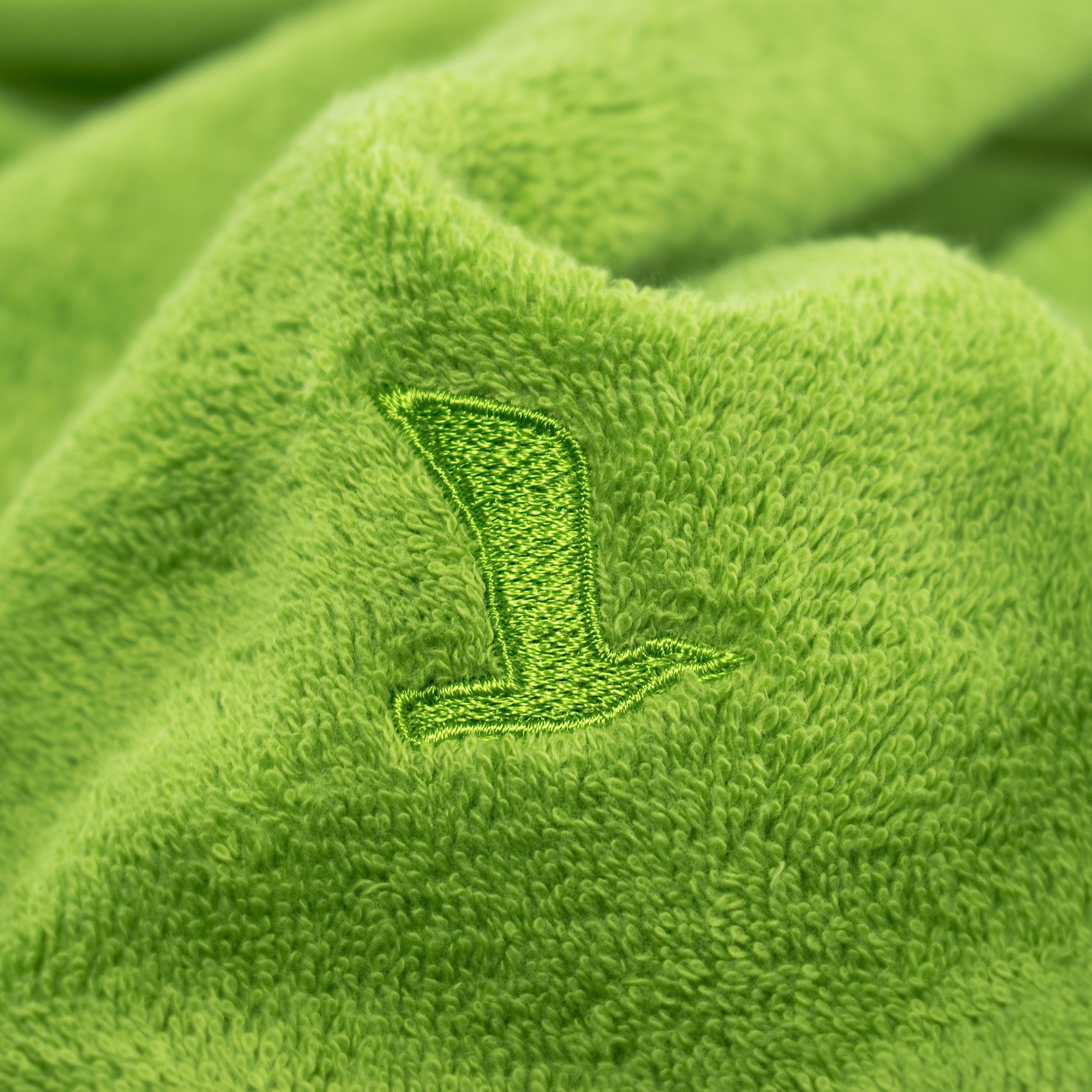 tuch, mikrofaser, grün, stickerei, muster, grün, Stoff, Stickerei, Emblem, Textur