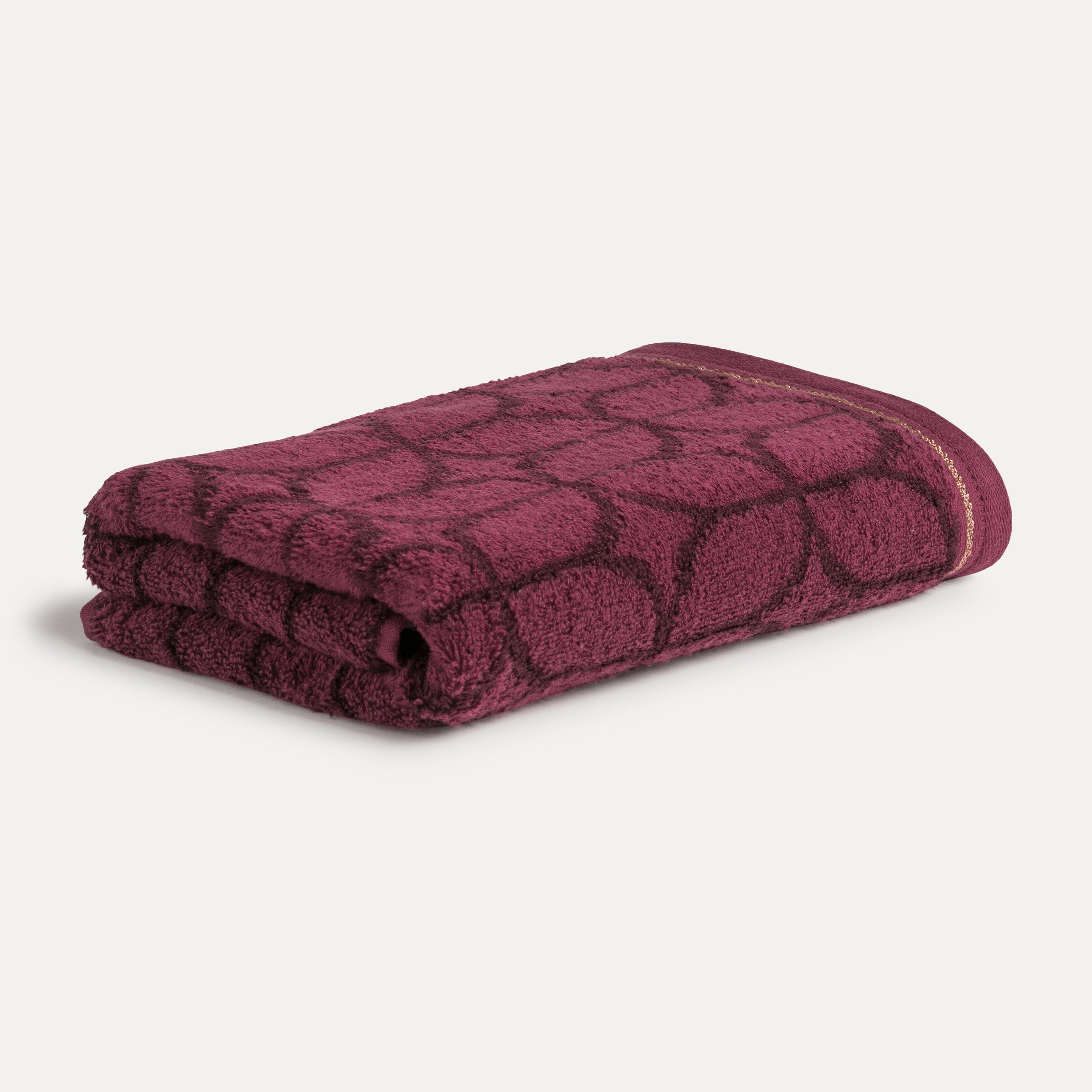 Tuch, Handtuch, Normales Handtuch, Fuchsia Rosa, Geometrisches Muster, Tuch, Schal, Frottier, Muster, Dunkelrot