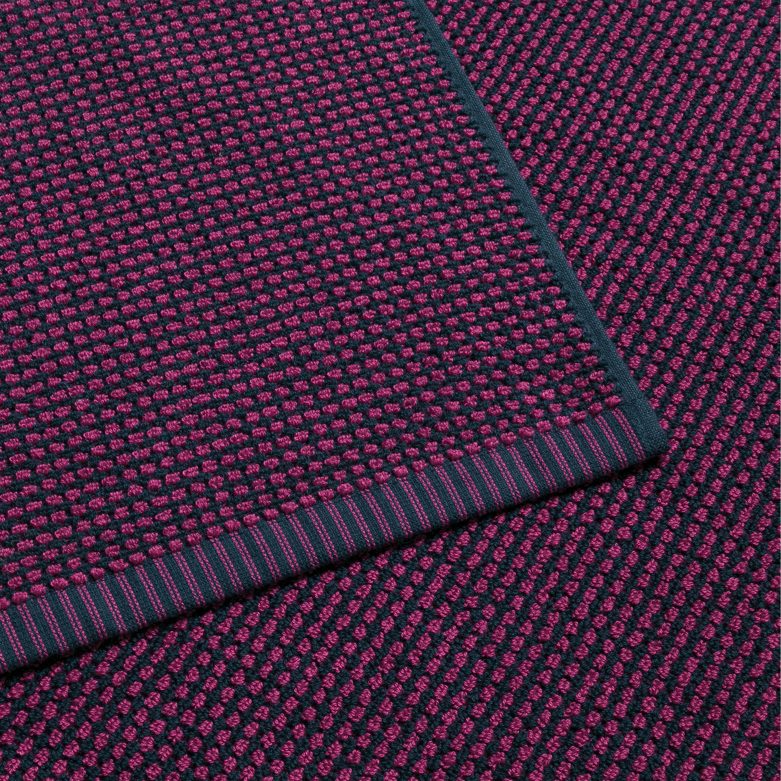 Bliss sauna towel 80X200 cm, deep sea/berry (rot)