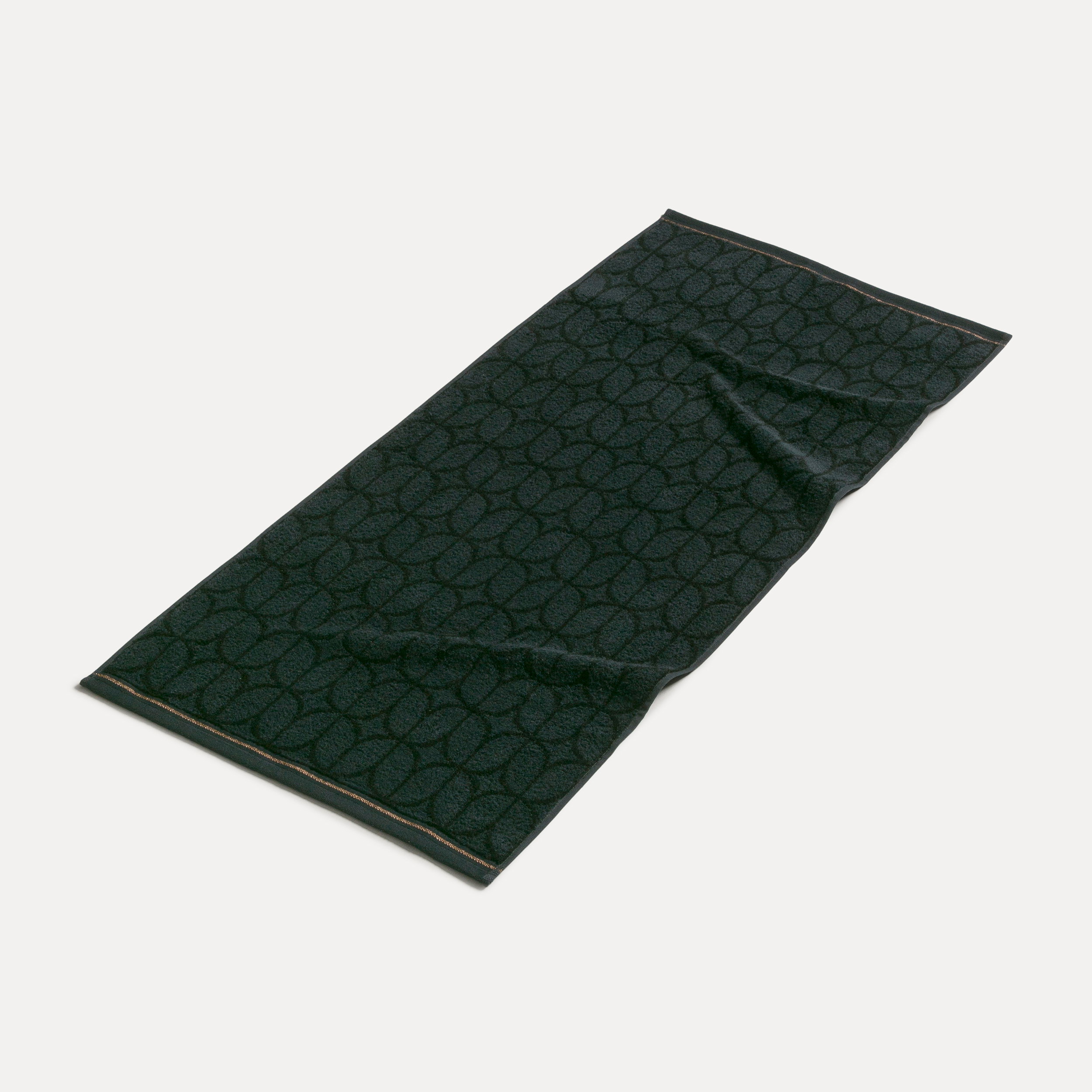 Tuch, Schal, Druckmuster, Kette Muster, Dunkelgrün