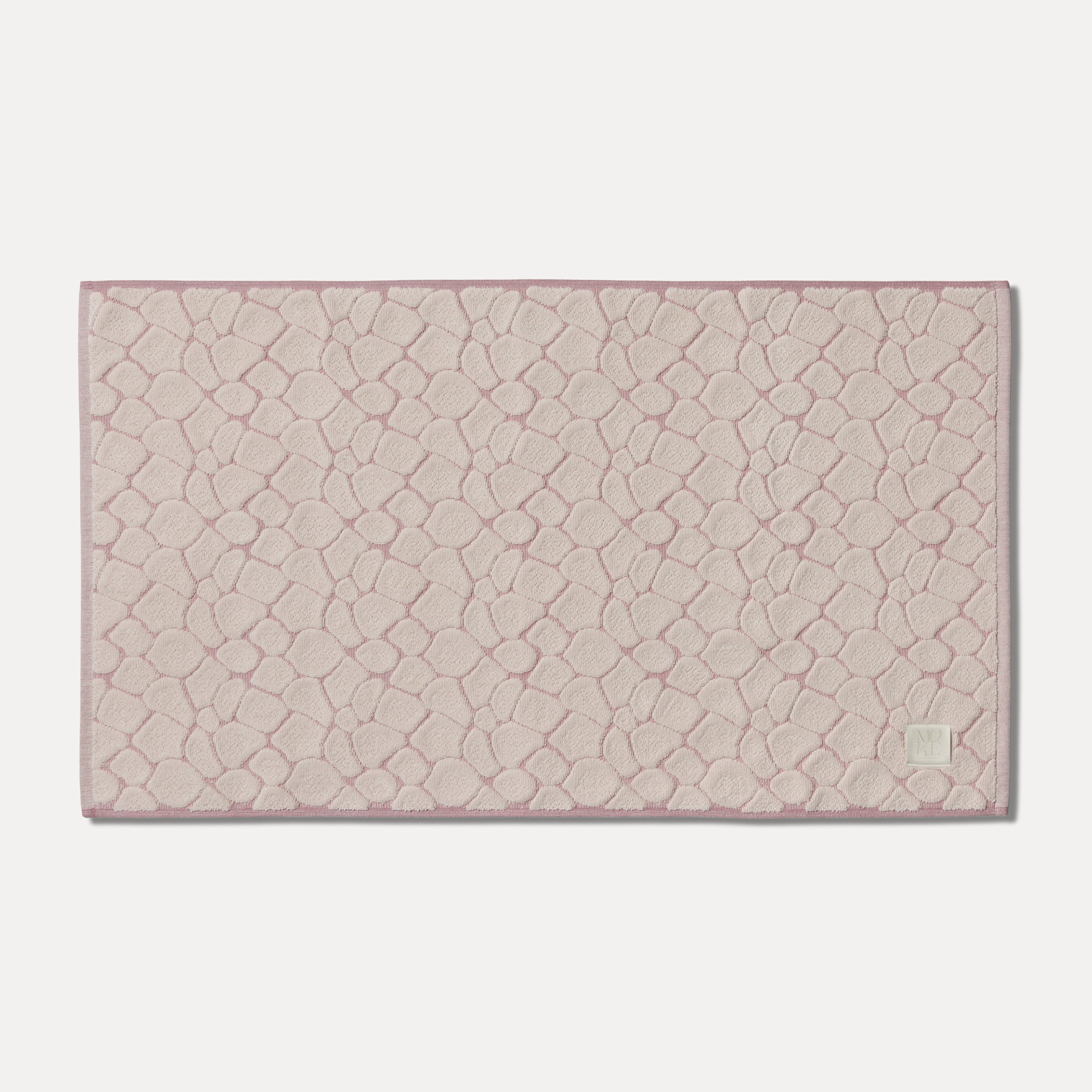 Pinky, Leder-Textur, Kleiner Raumteppich, Kachelform- Muster, Fleece-Top