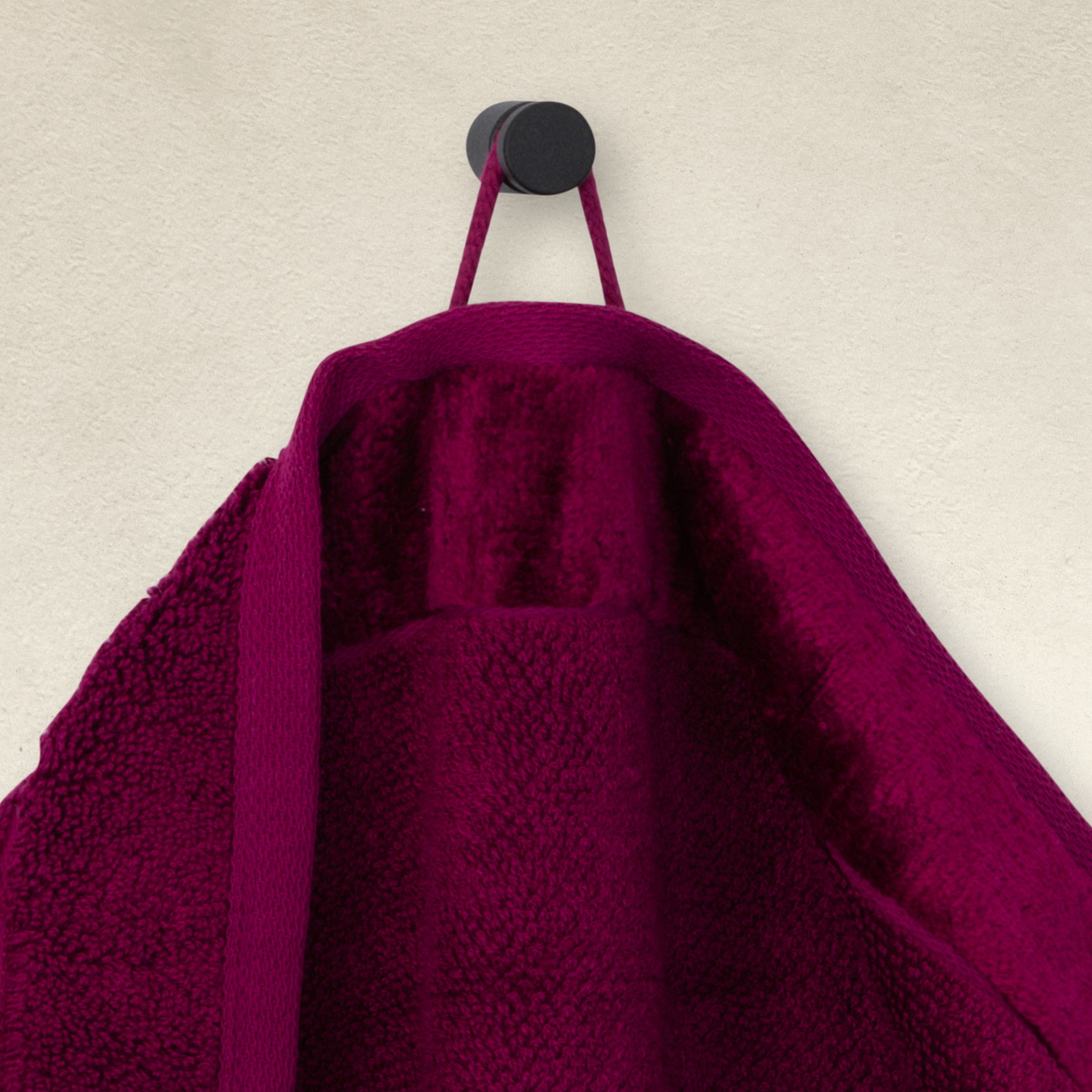 Hängedock, Fellmantel, Fleece, Samtrot, Violett, Hänger, Garderobe, Mantel, Felltextur, Kordelband