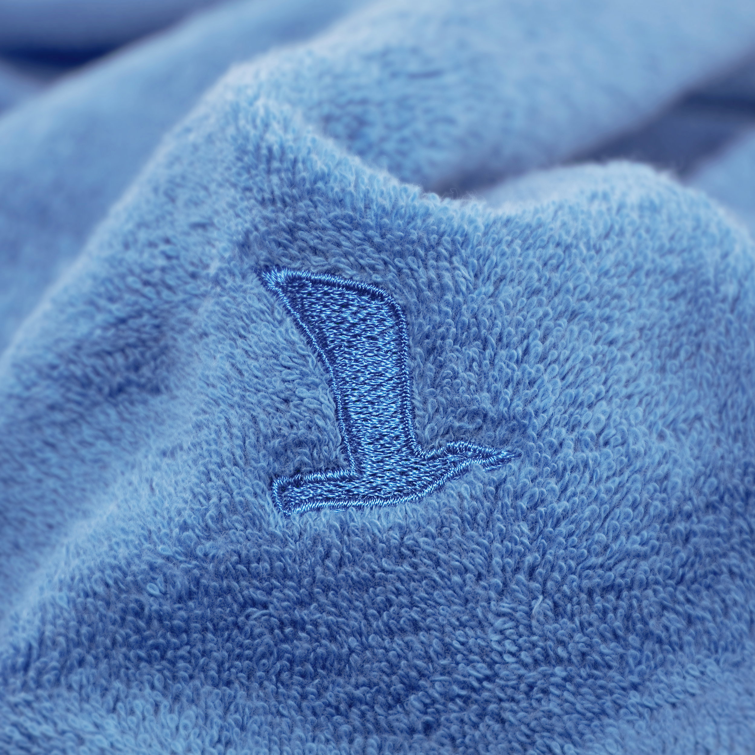 tuch, blau, stich, logo, textur, blau, stoff, stitch, emblem