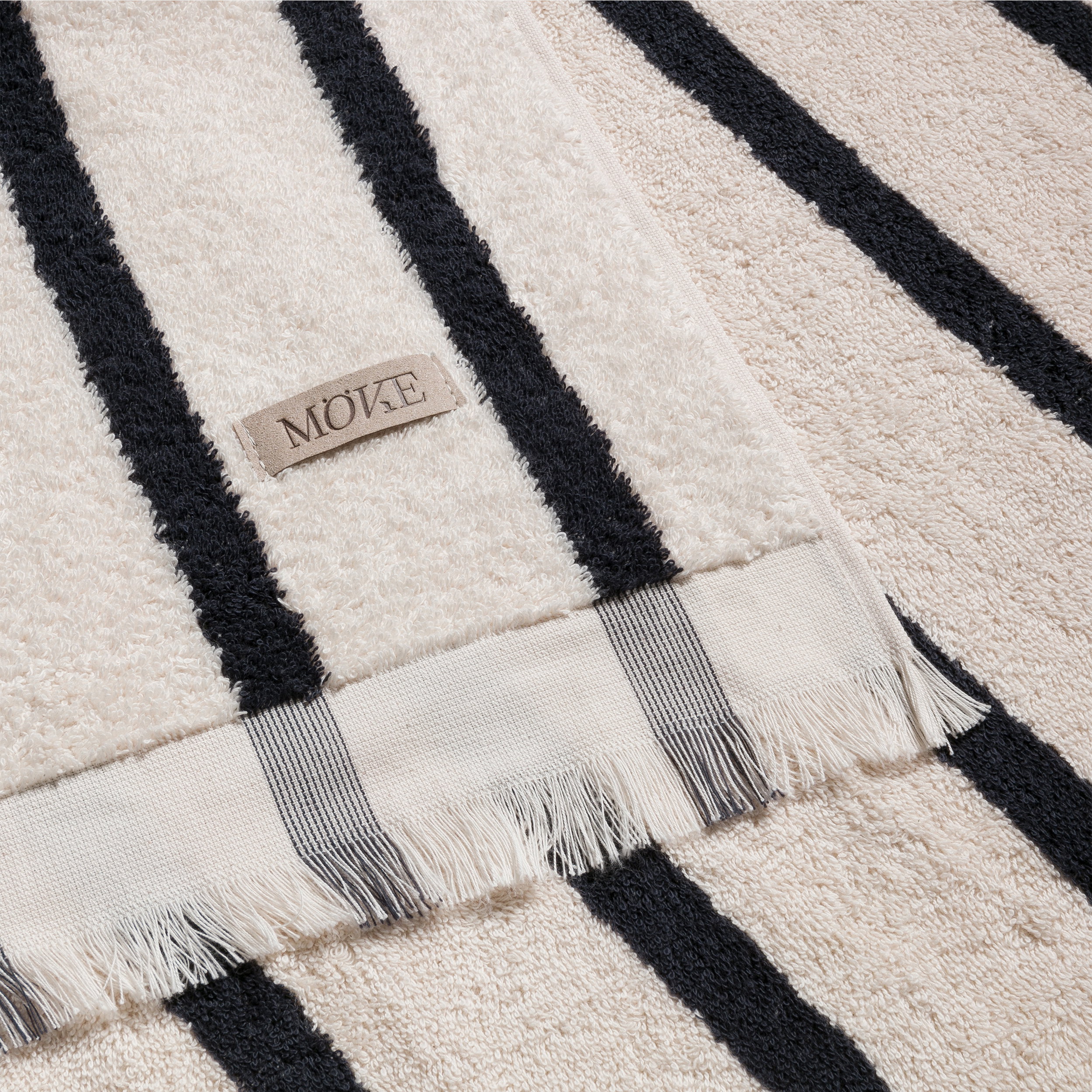 Wellness sauna towel 80X200 cm, nature/dark grey (grau)