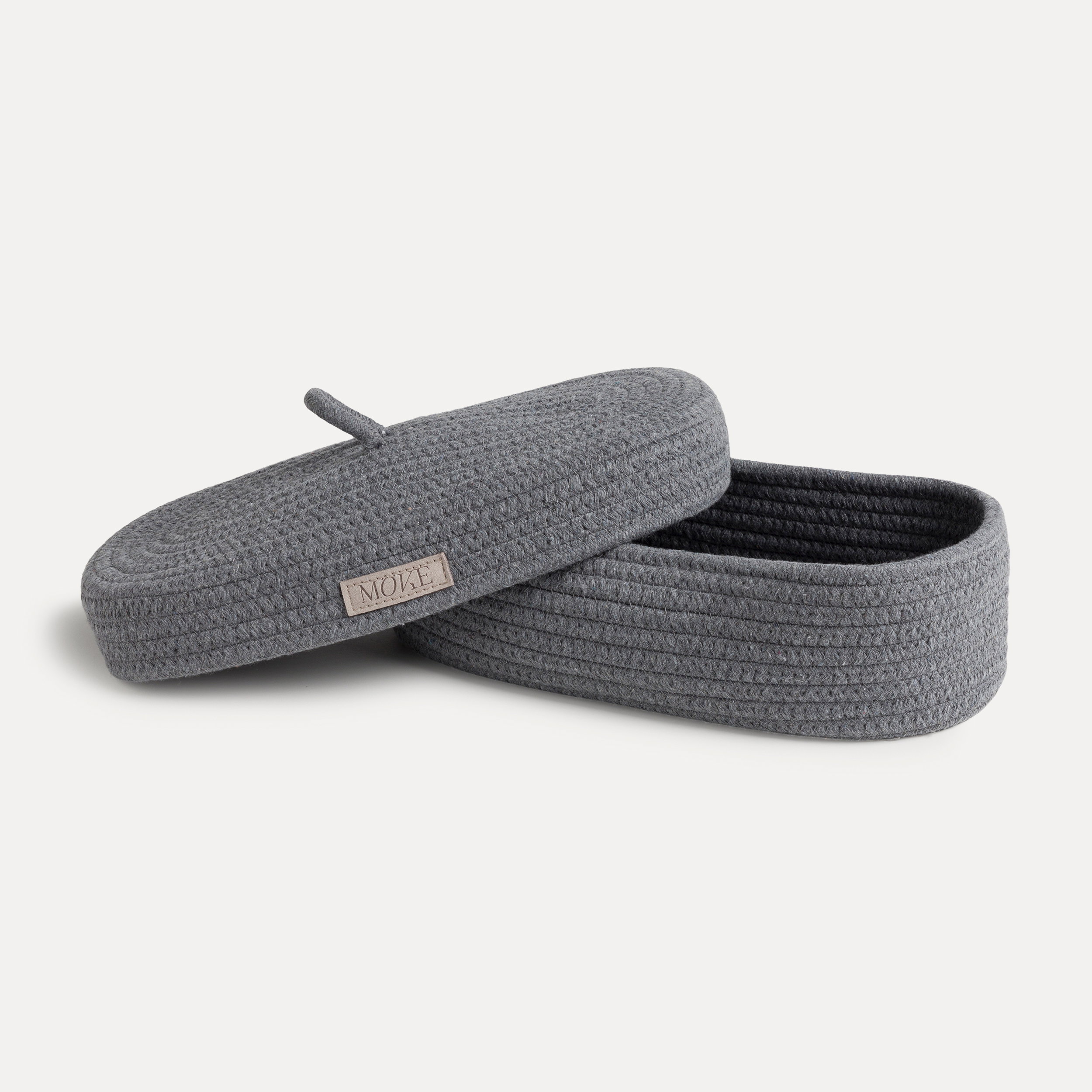 Haarband, Kopfbedeckung, Strickband, grau, geflochten
