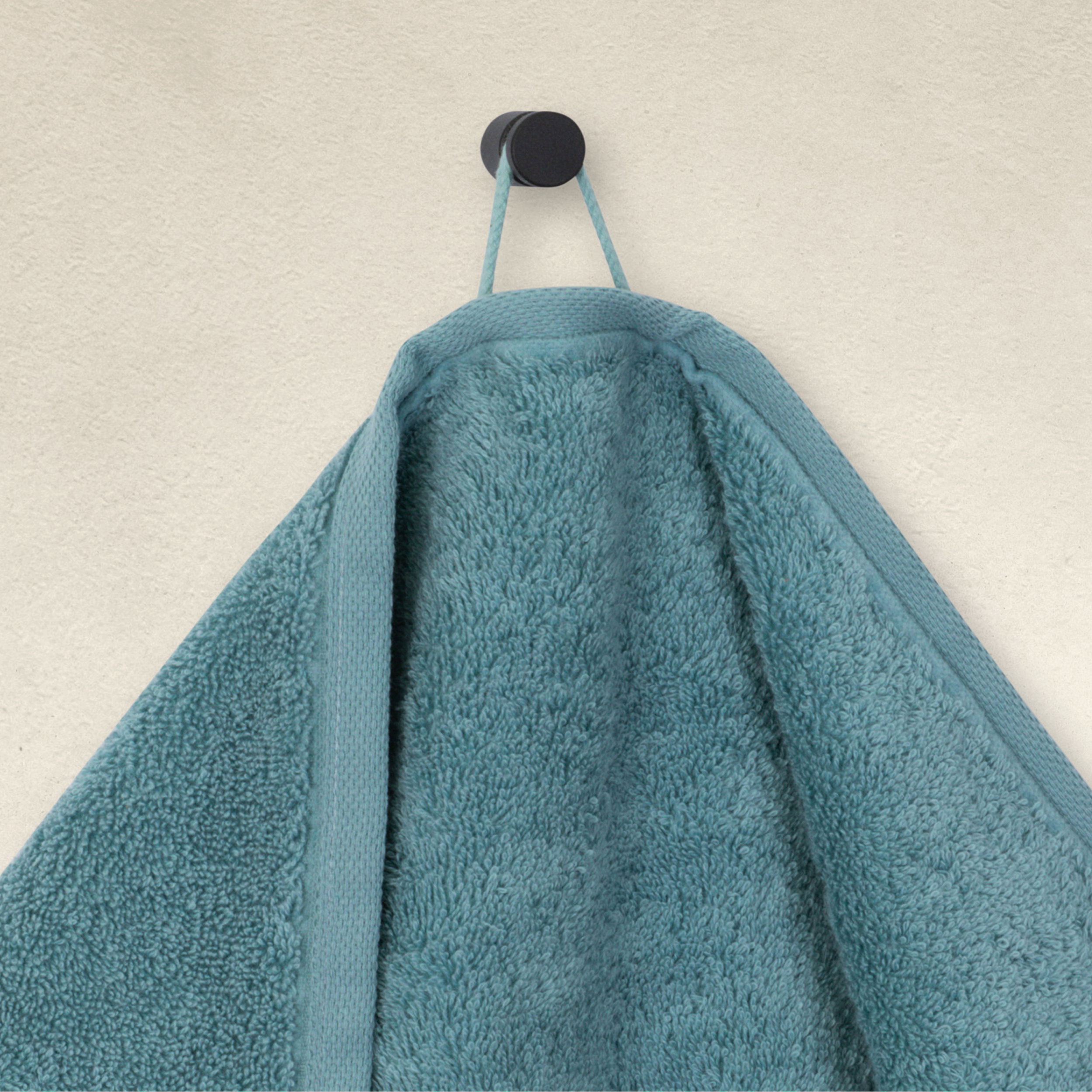 Tuch/Handtuch, Badezimmer, Teal, Flauschig, Haken, Handtuch, Badetuch, Türkis, Hängetuch, Weiche Struktur