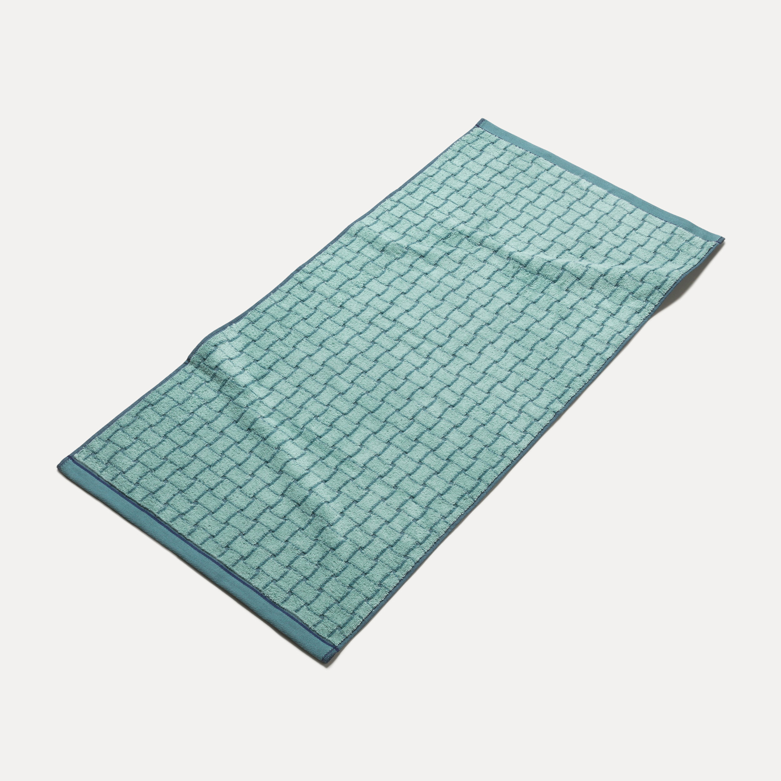 Handtuch, Türkis, Gemustert, Badezimmer, Badematte, Badematte, Teppich, Muster, Türkis, Rittation?