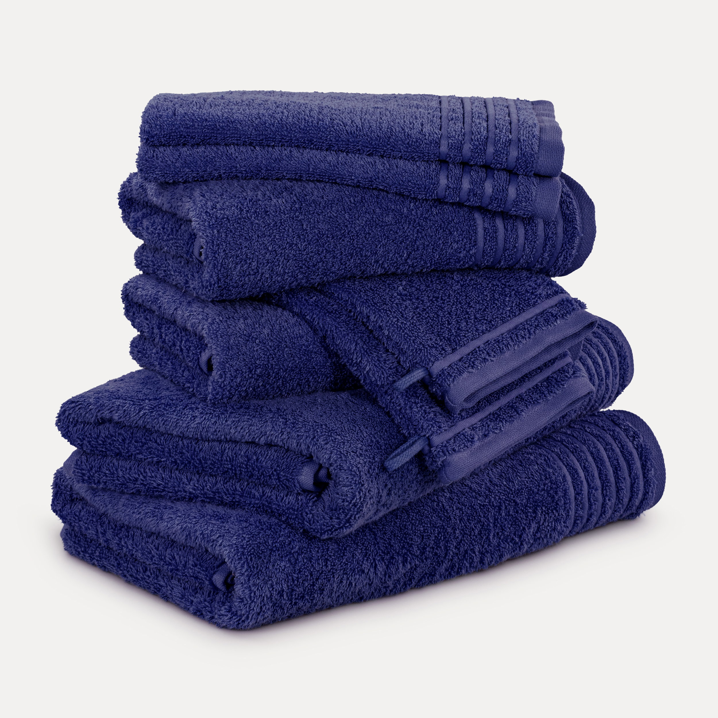MÖVE New Classic towel set 6-pcs blue (cornflower) | MÖVE