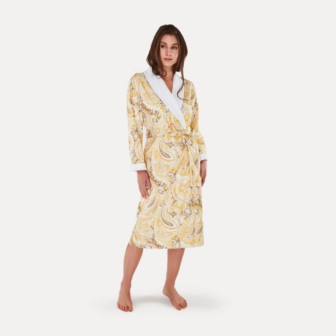 MÖVE Ethno dressing gown yellow