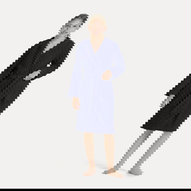 MÖVE Superwuschel hooded bathrobe deep sea