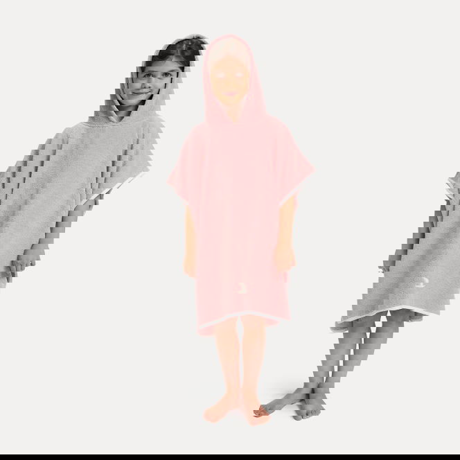 Soft Hug Poncho rosa