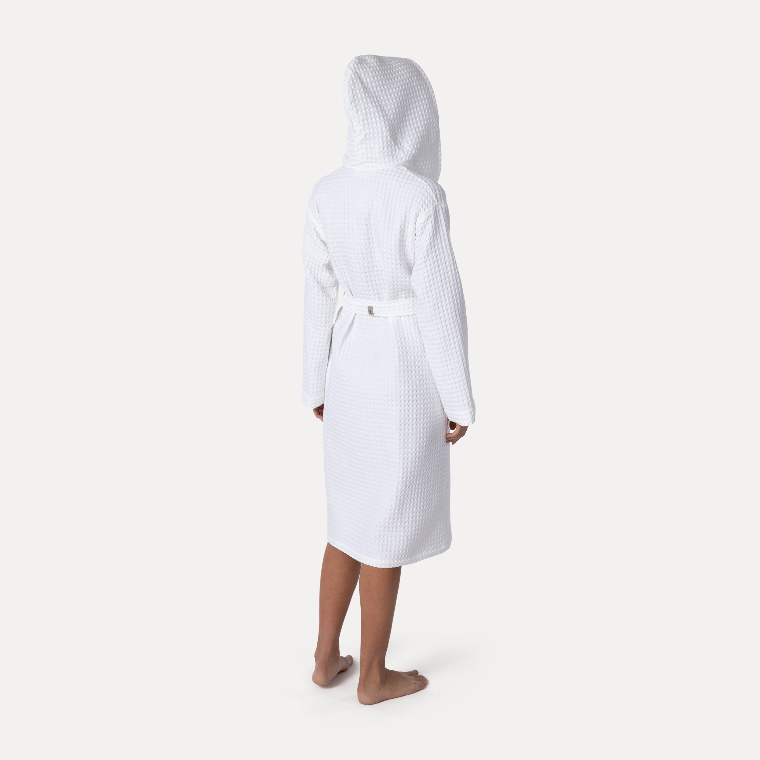 MÖVE Superwuschel hooded bathrobe snow white (snow)